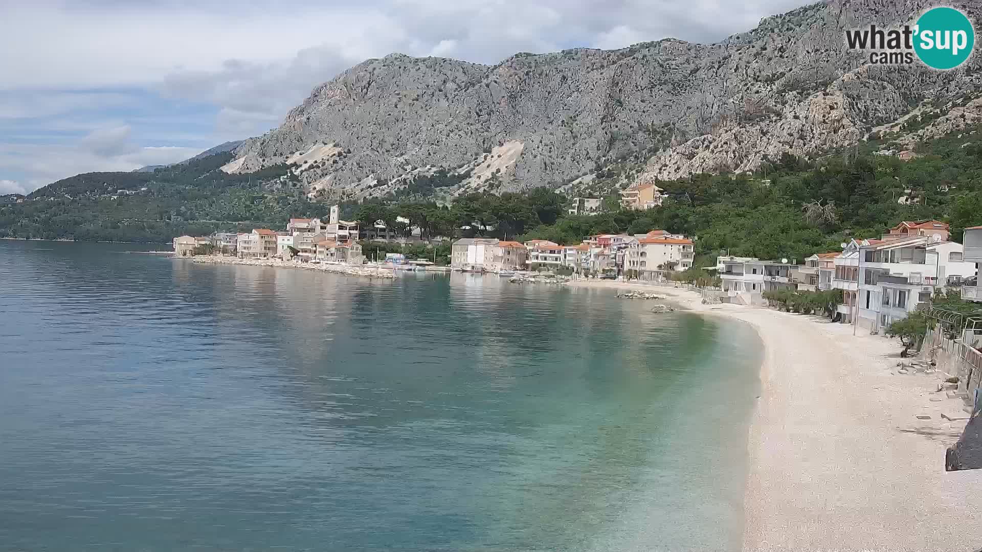 Webcam Drašnice (Podgora)  – Beach – Ober apartments