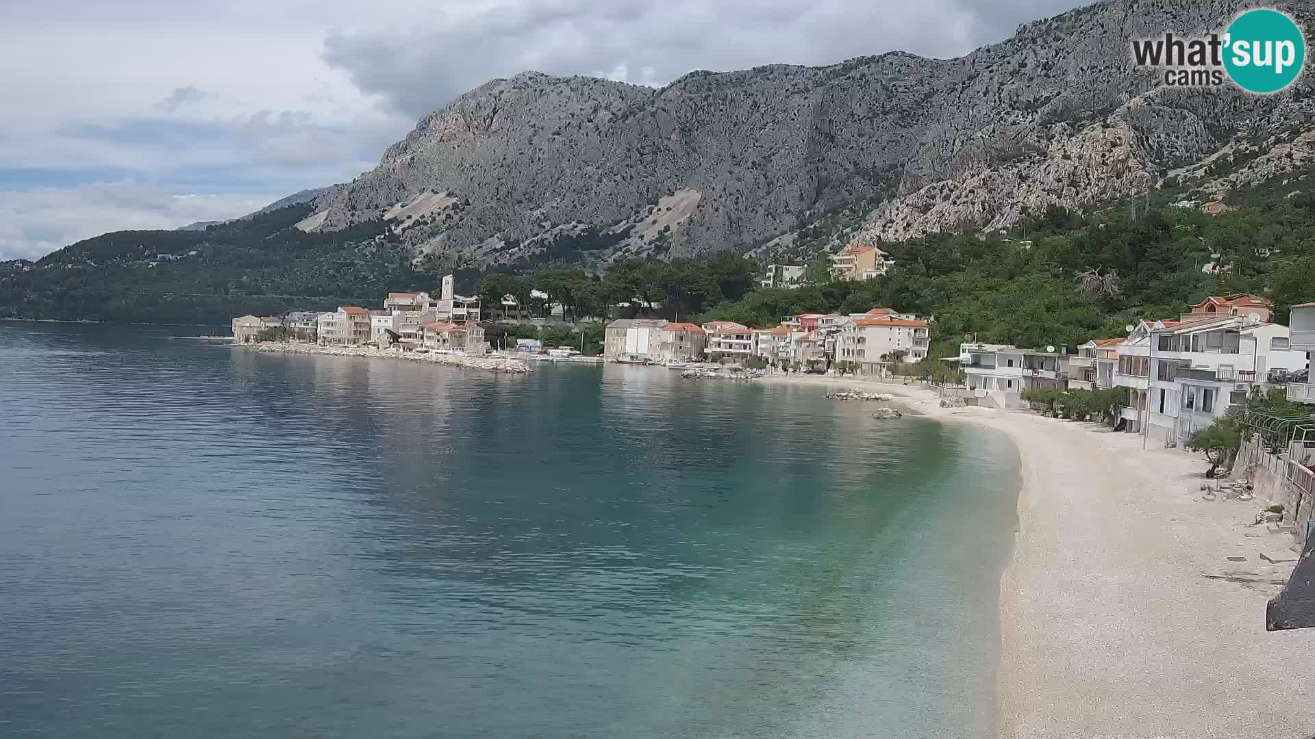 Webcam Drašnice (Podgora)  – Plage