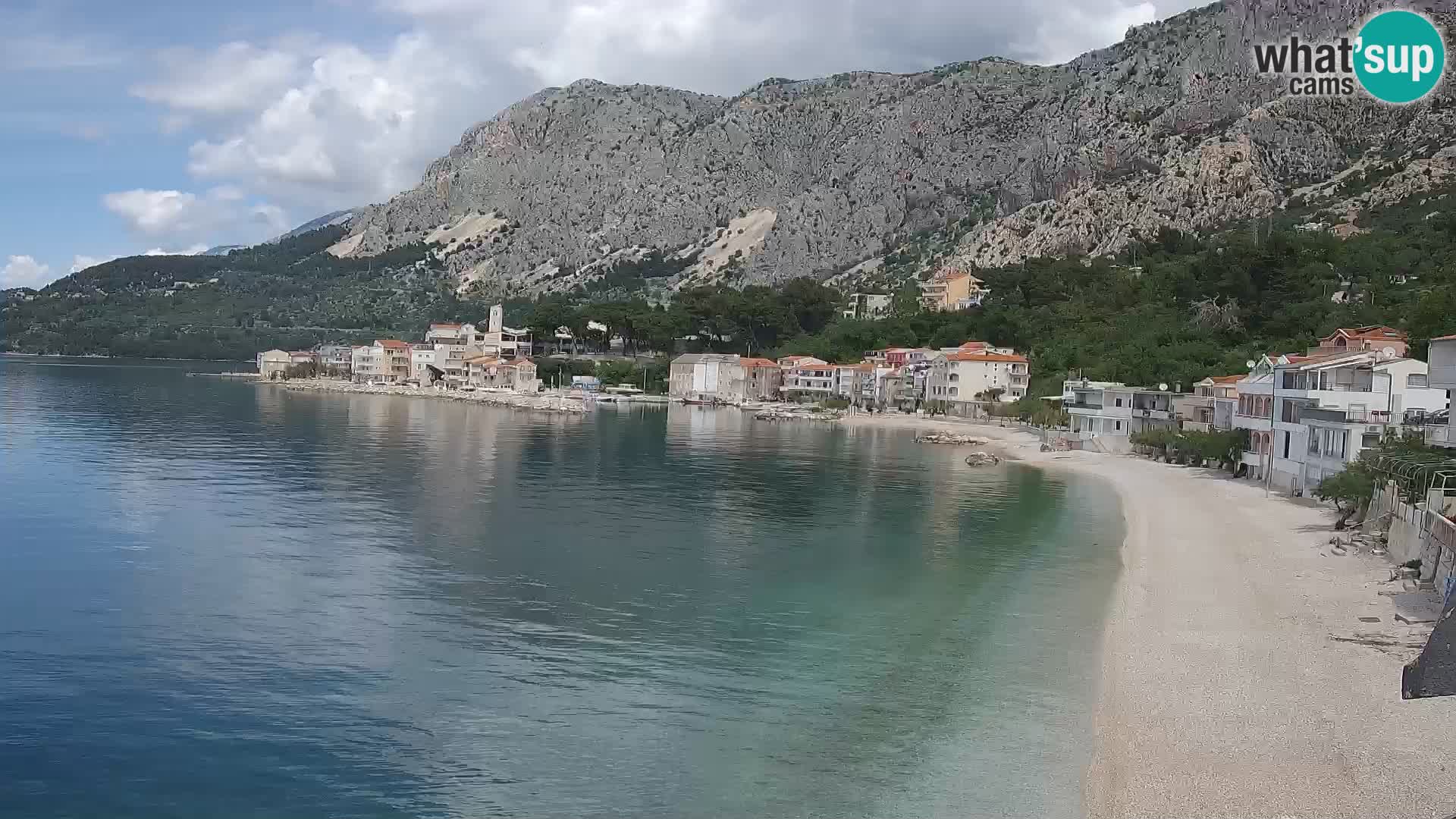 Webcam Drašnice (Podgora)  – Spiaggia
