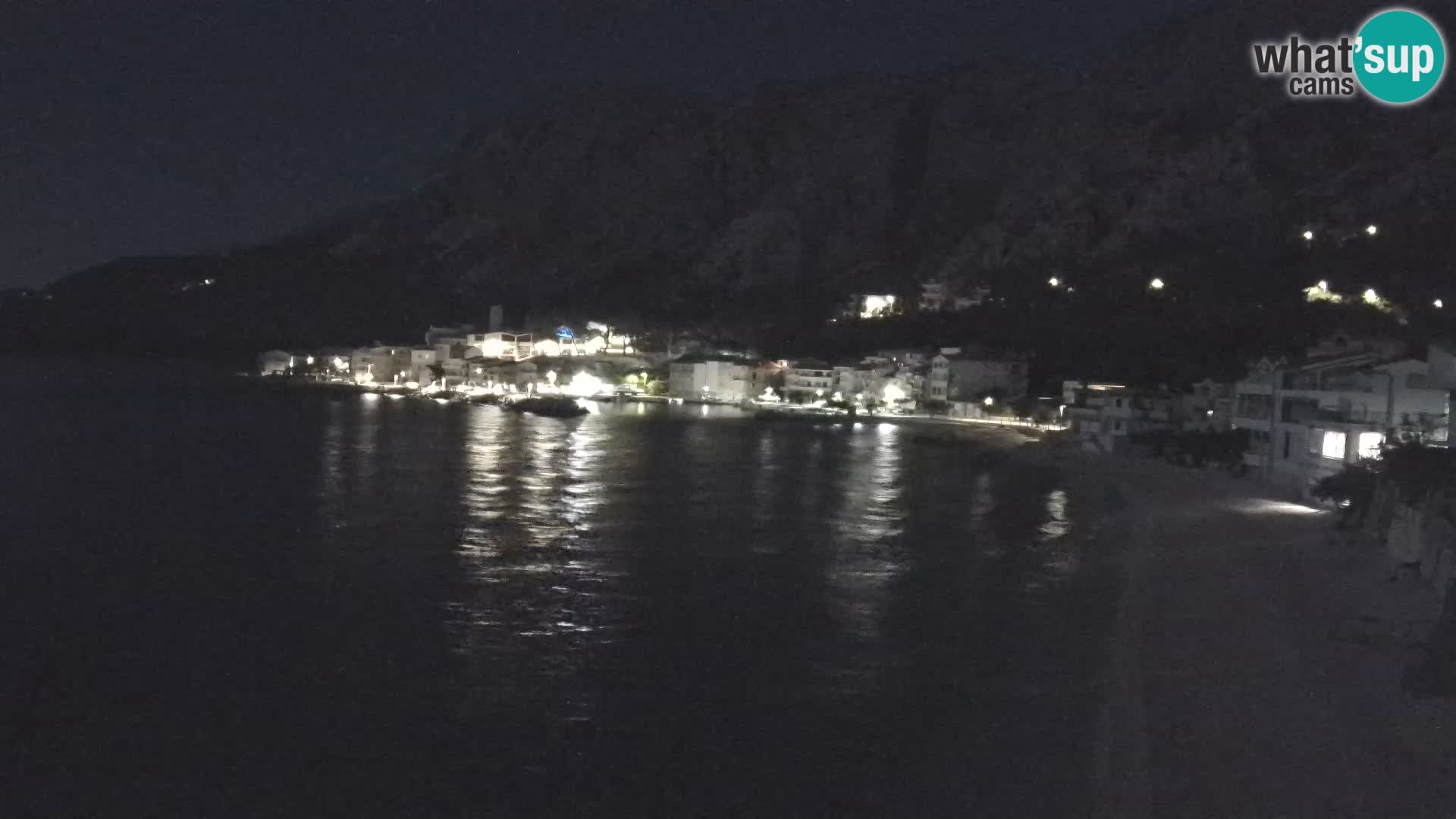 Webcam Drašnice (Podgora)  – Spiaggia