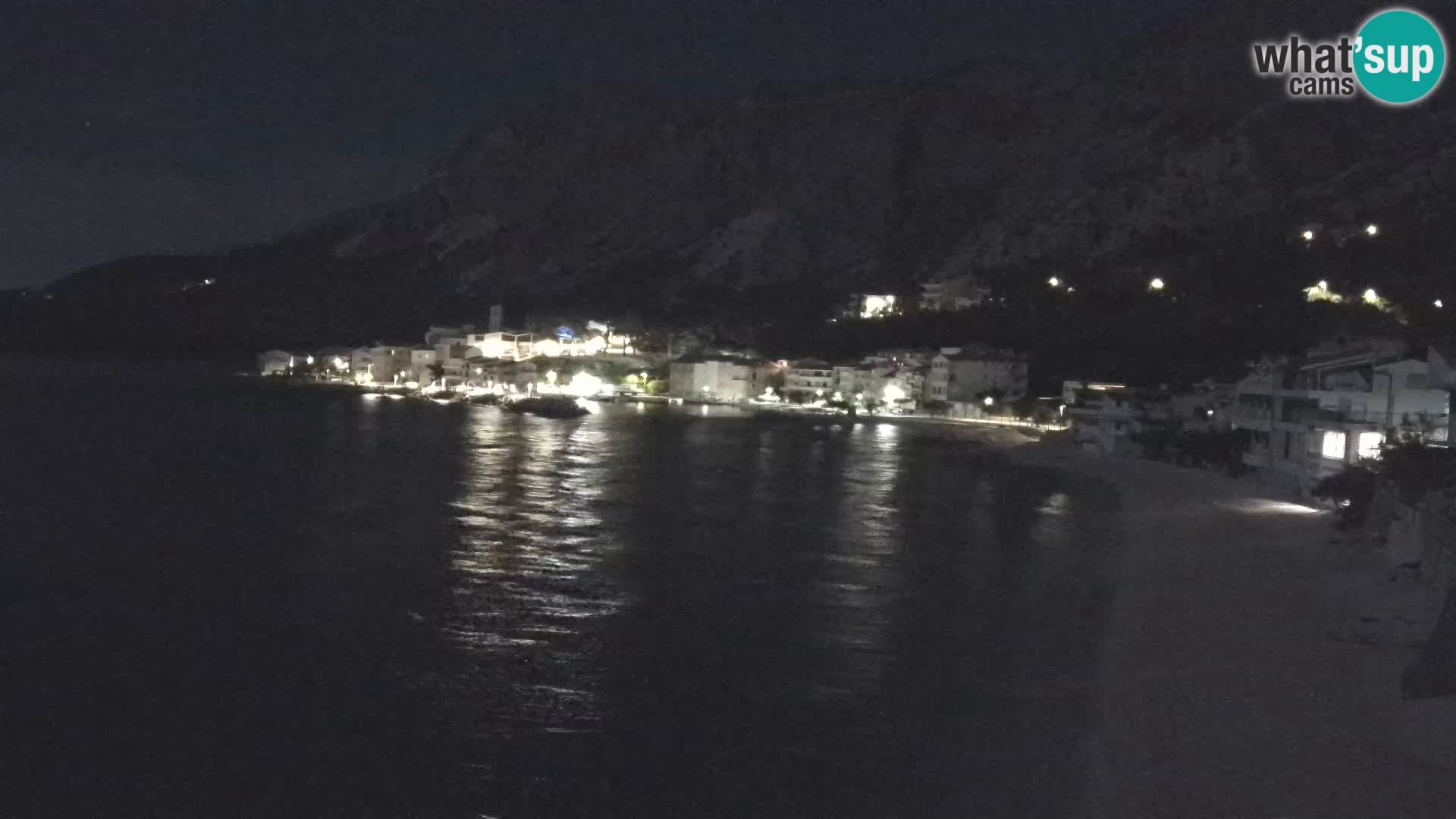 Webcam Drašnice (Podgora)  – Plage