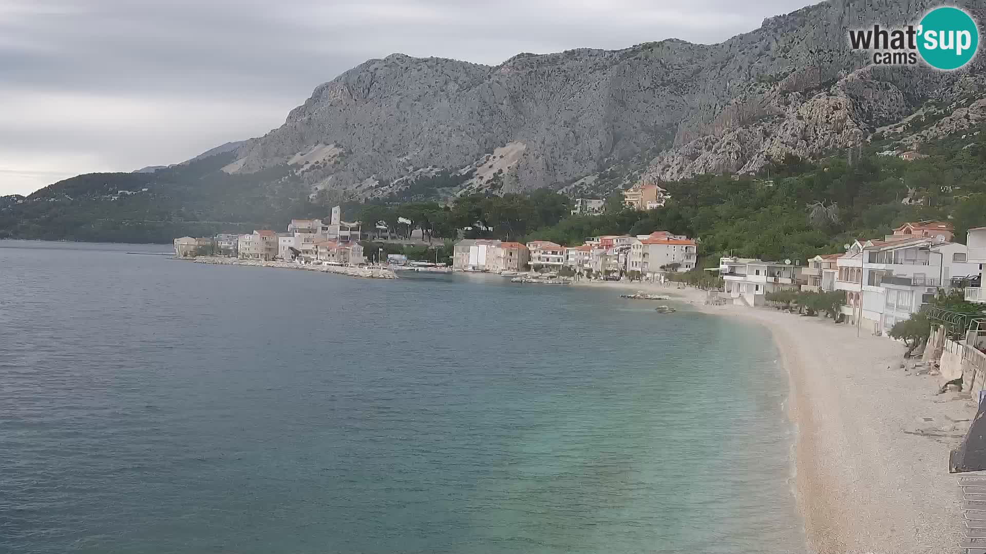 Webcam Drašnice (Podgora)  – Plage