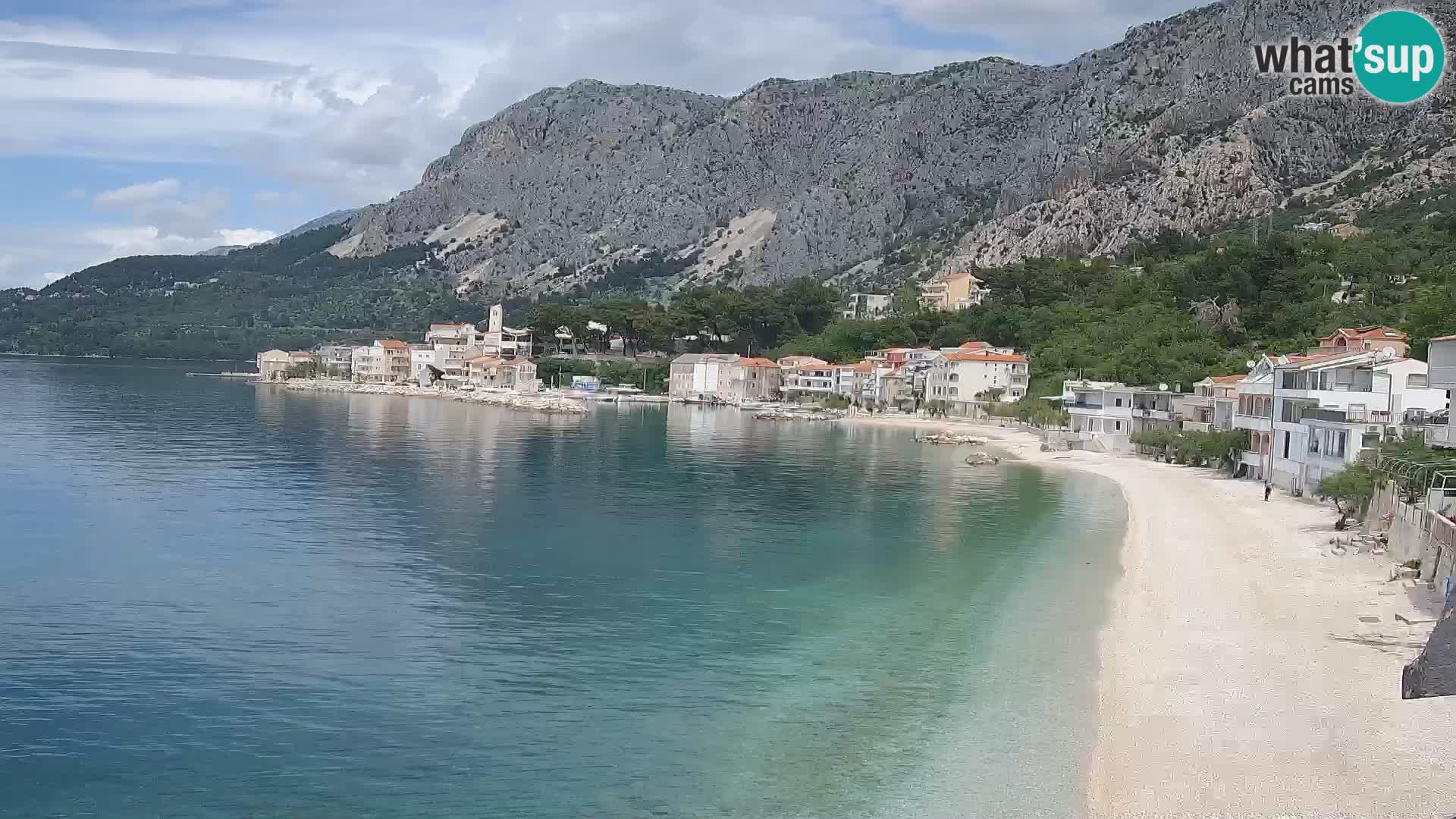 Webcam Drašnice (Podgora)  – Plage