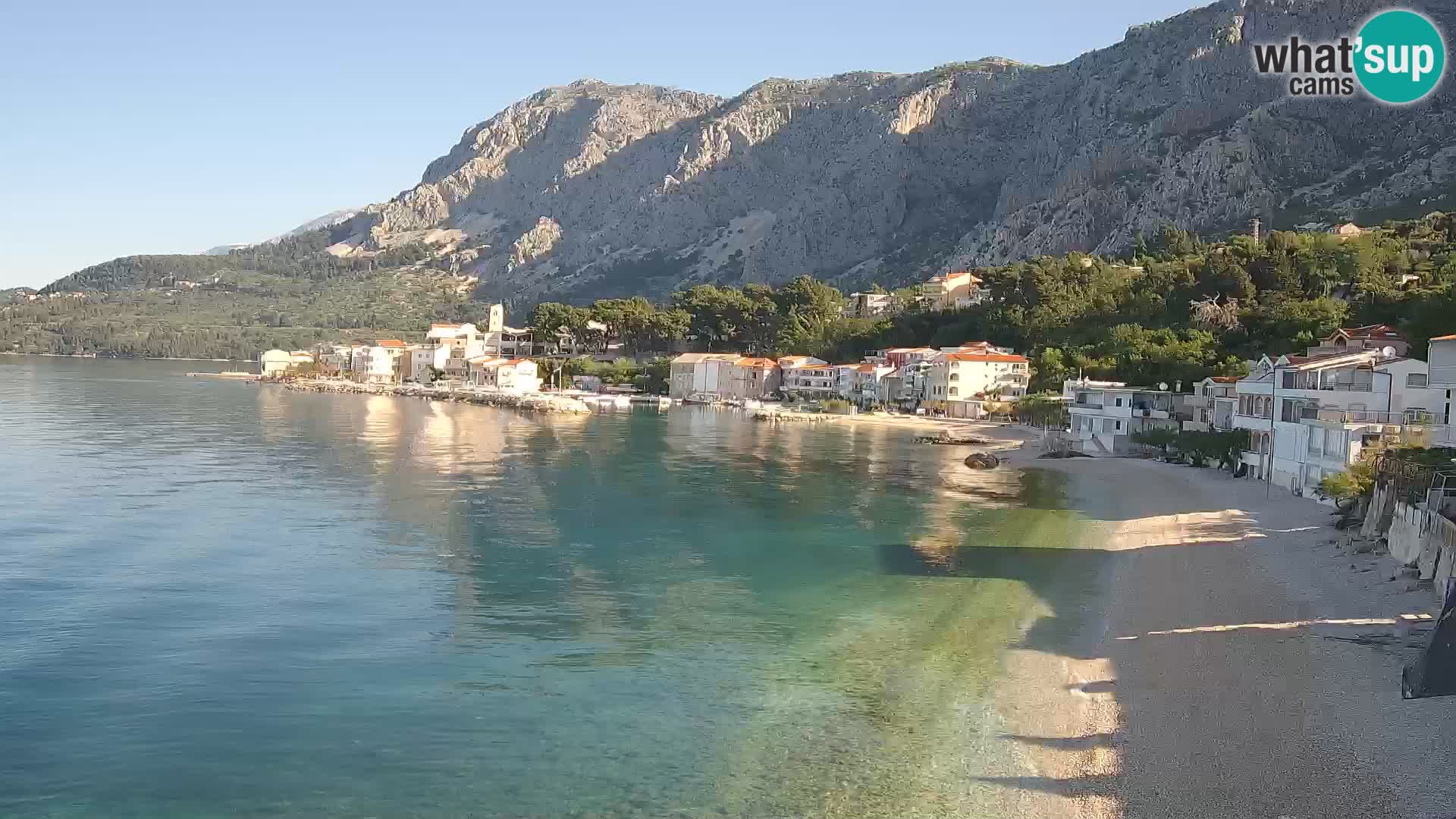 Kamera v živo Drašnice (Podgora) – Plaža