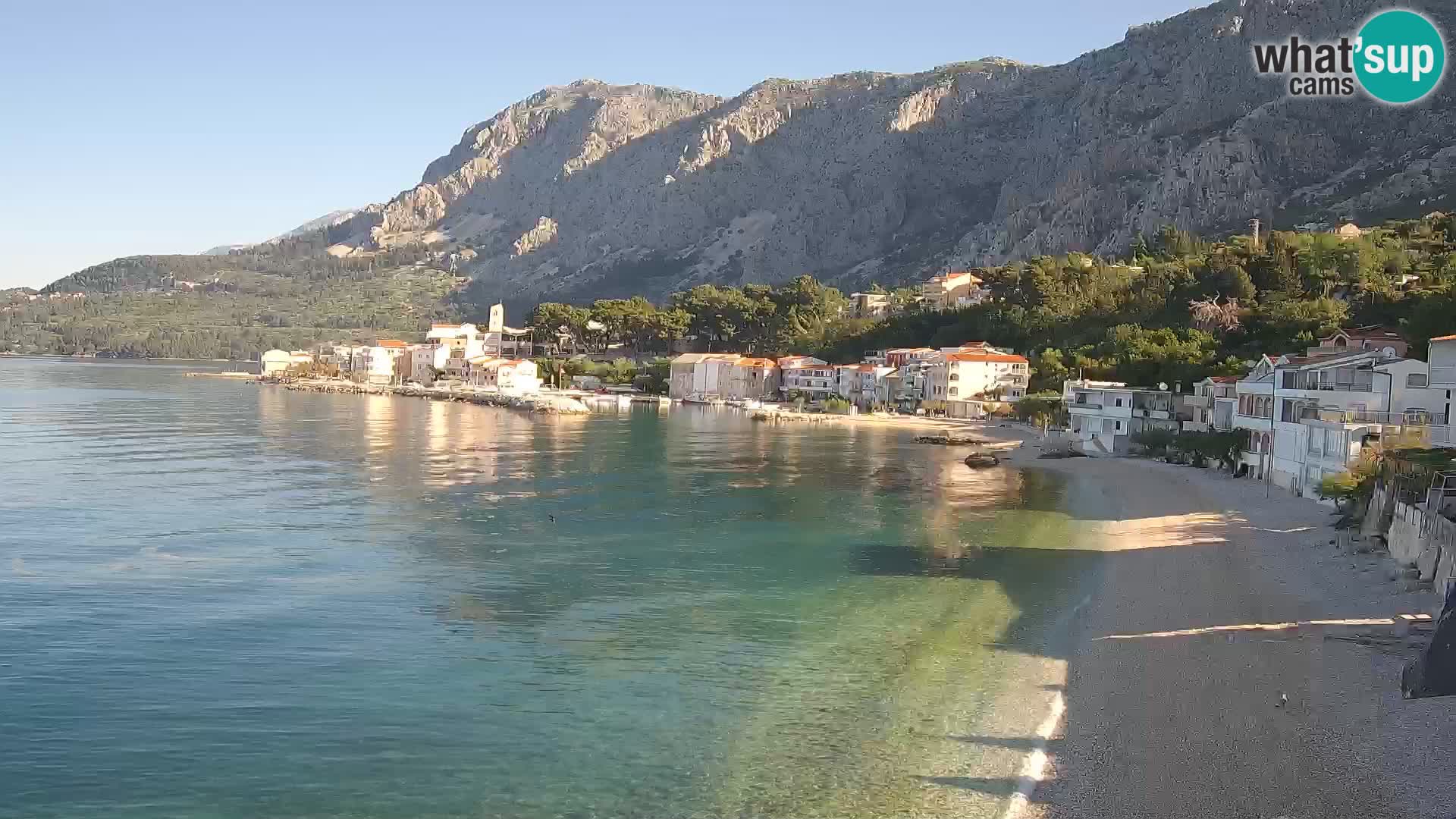 Webcam Drašnice (Podgora)  – Beach – Ober apartments