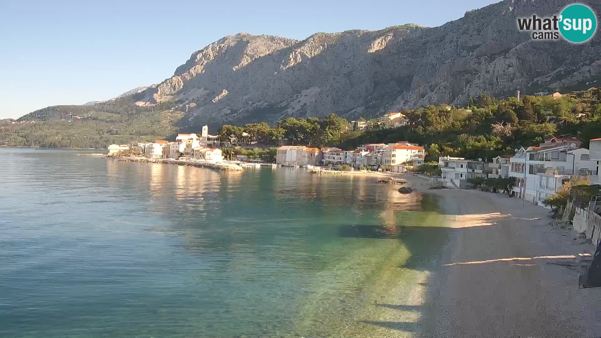 Webcam Drašnice (Podgora)  – Strand