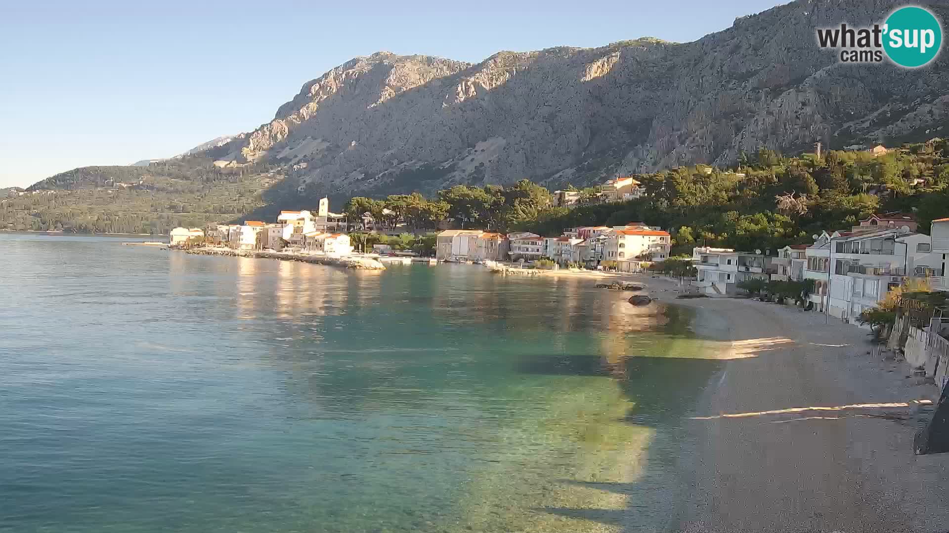 Webcam Drašnice (Podgora)  – Strand