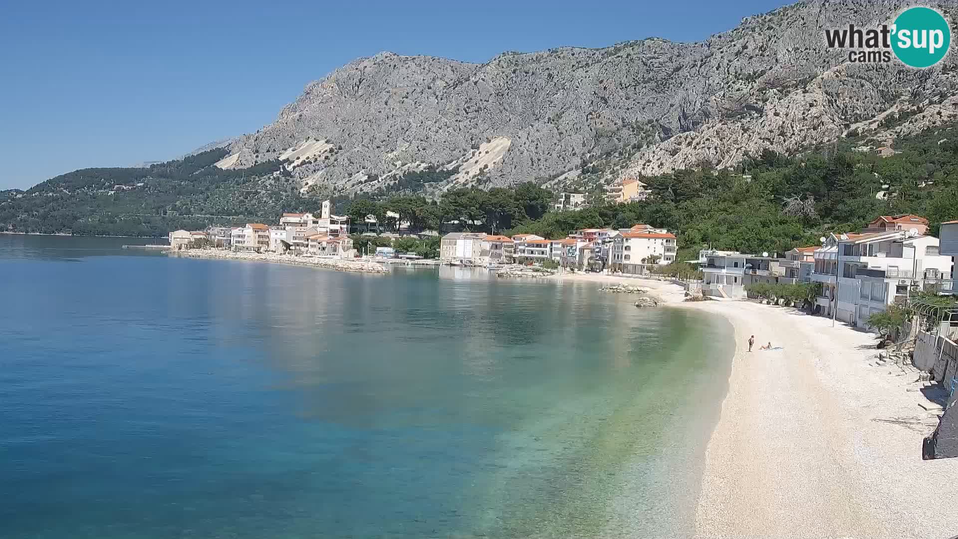 Kamera v živo Drašnice (Podgora) – Plaža