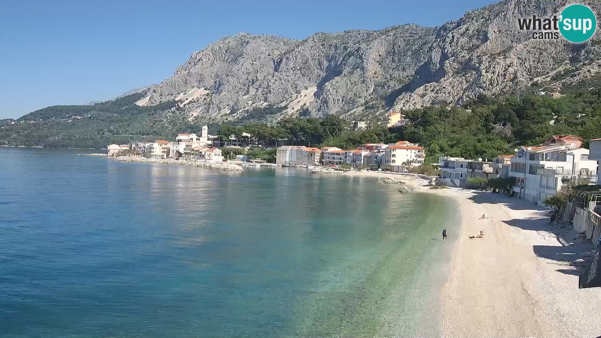Webcam Drašnice (Podgora)  – Beach – Ober apartments