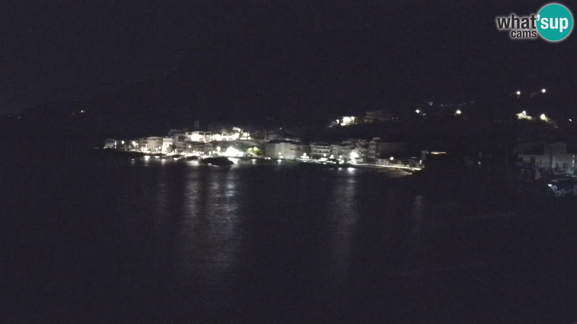 Webcam Drašnice (Podgora)  – Spiaggia
