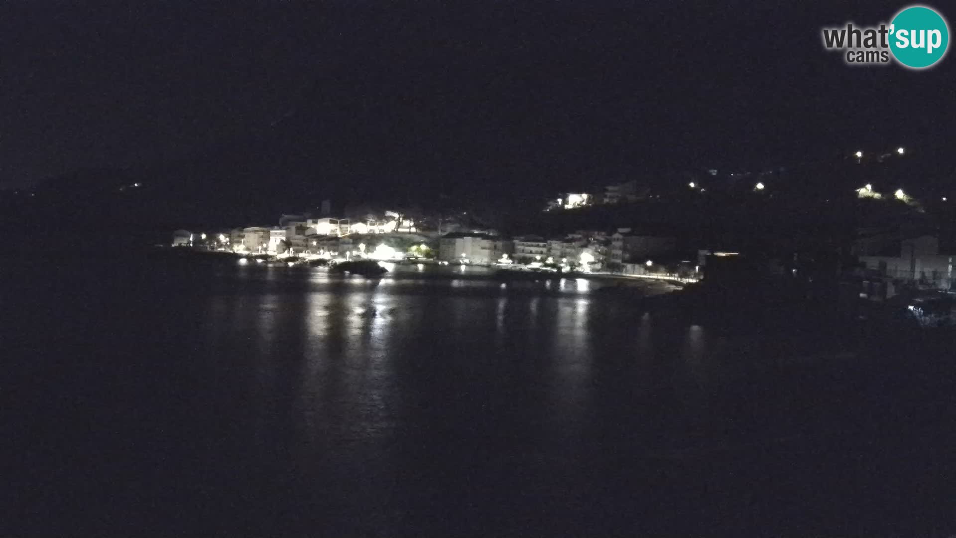 Webcam Drašnice (Podgora)  – Spiaggia