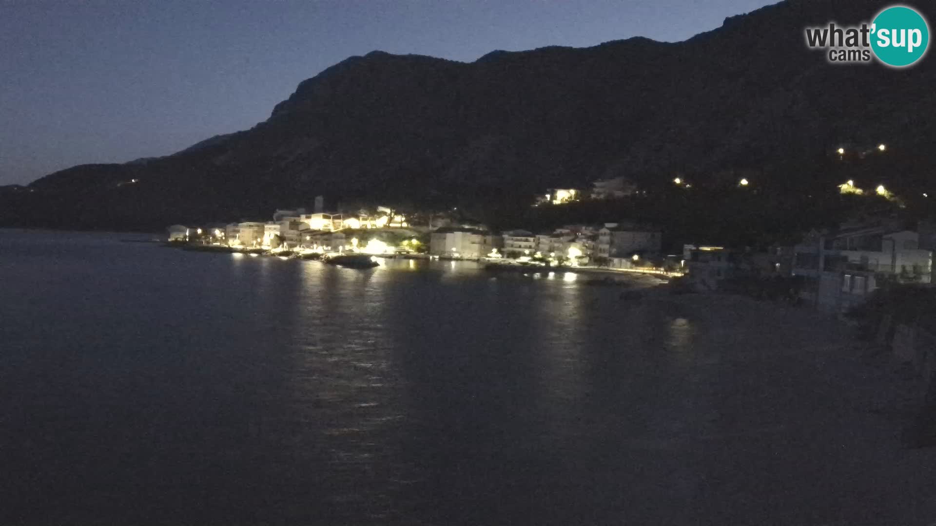 Webcam Drašnice (Podgora)  – Plage