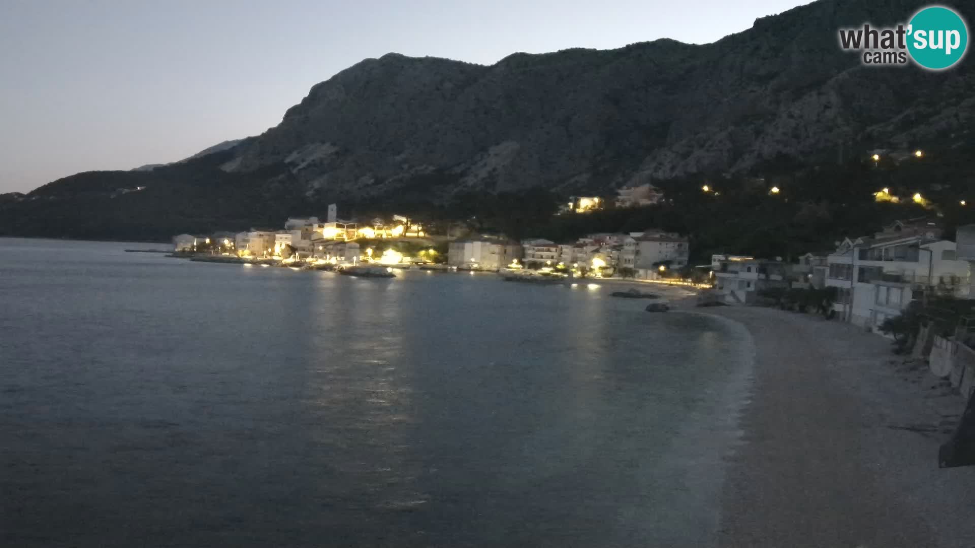 Webcam Drašnice (Podgora)  – Plage