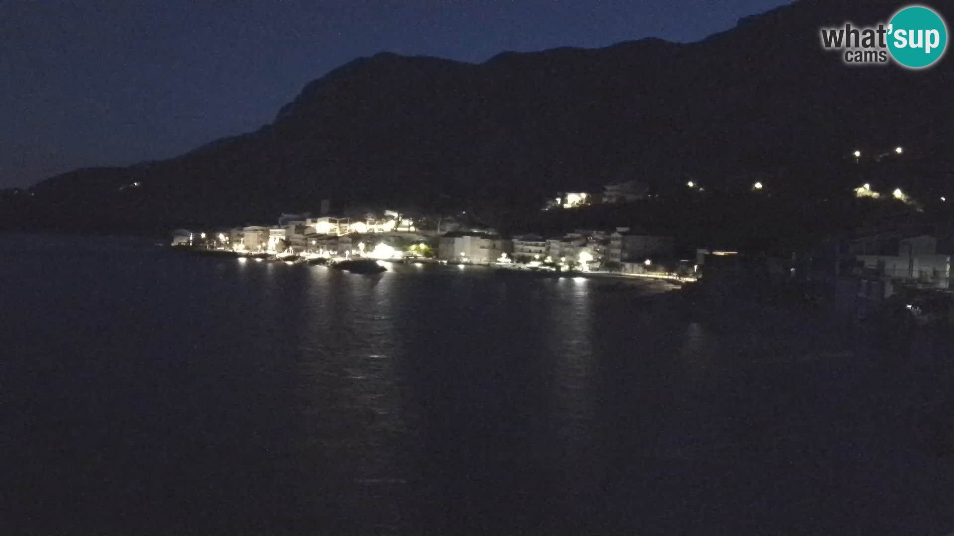 Webcam Drašnice (Podgora)  – Spiaggia