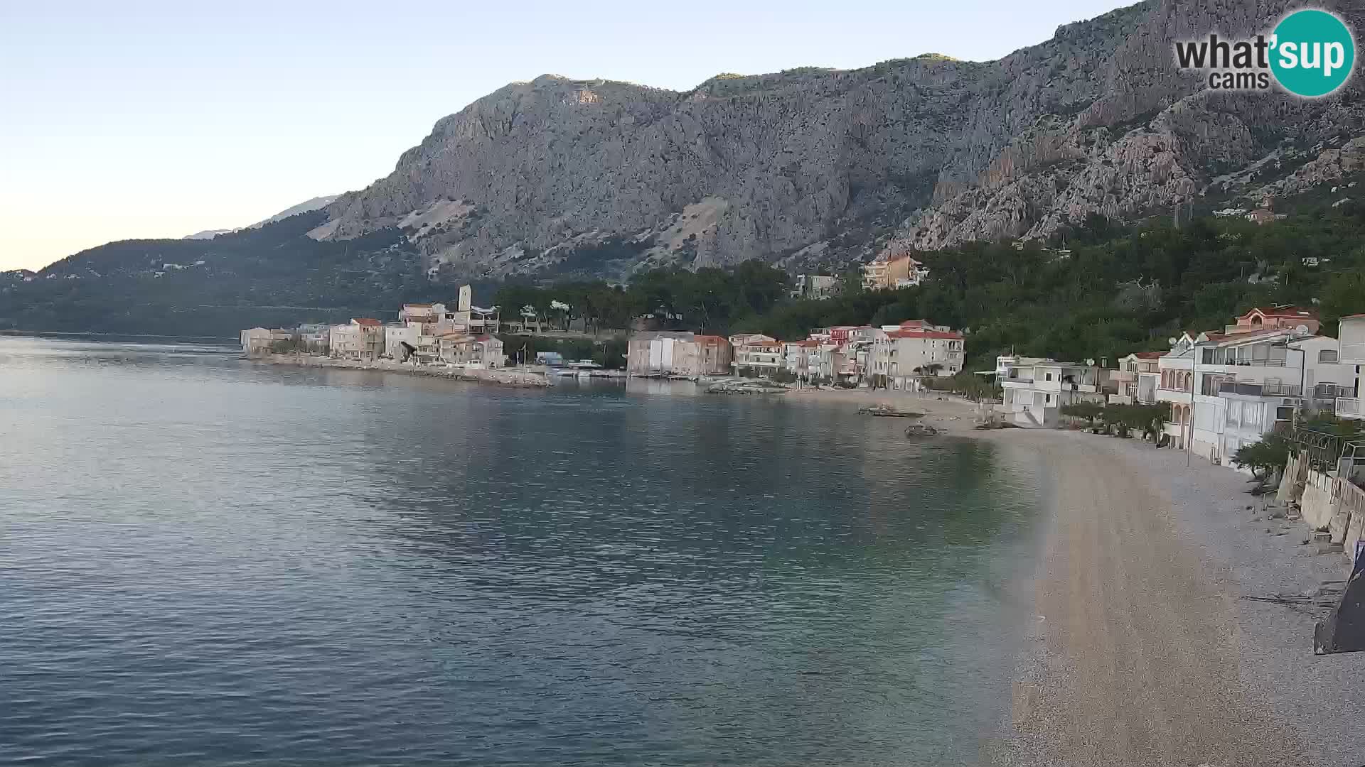 Webcam Drašnice (Podgora)  – Spiaggia