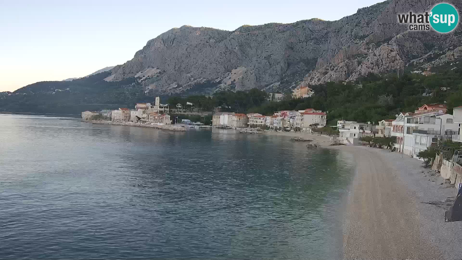 Webcam Drašnice (Podgora)  – Spiaggia