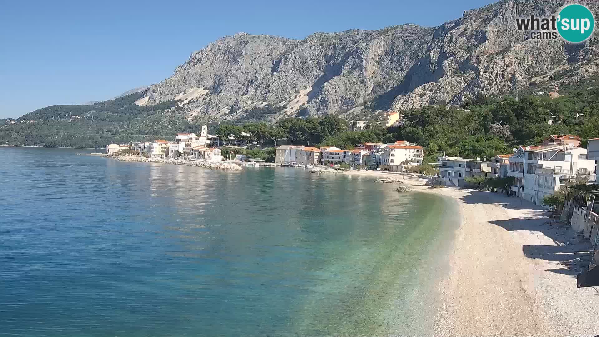 Webcam Drašnice (Podgora)  – Strand