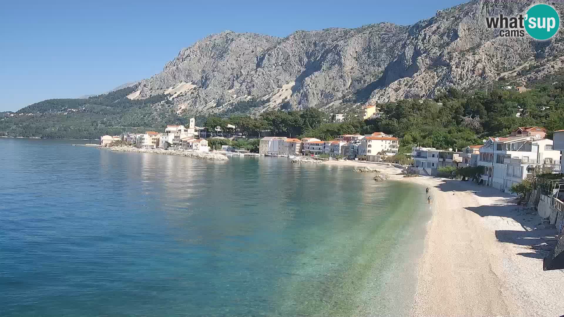 Webcam Drašnice (Podgora)  – Plage