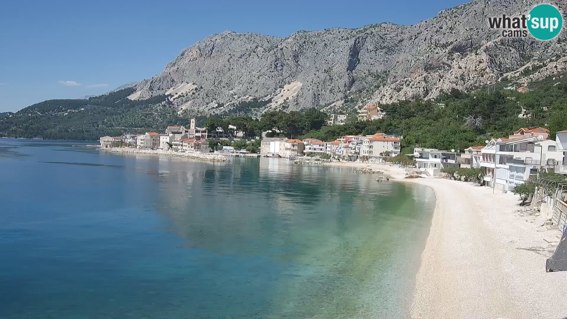Webcam Drašnice (Podgora)  – Beach – Ober apartments