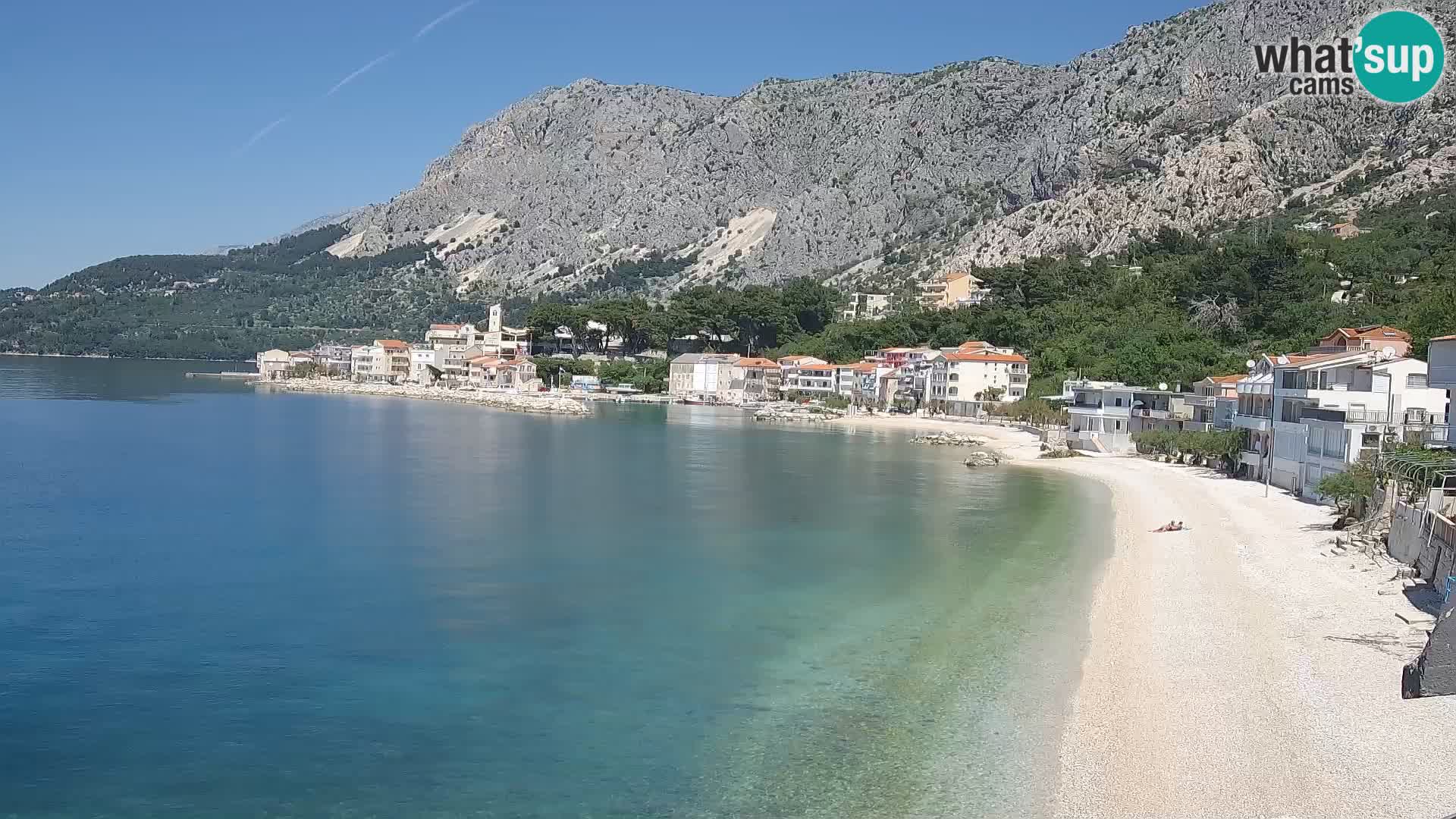Webcam Drašnice (Podgora)  – Playa