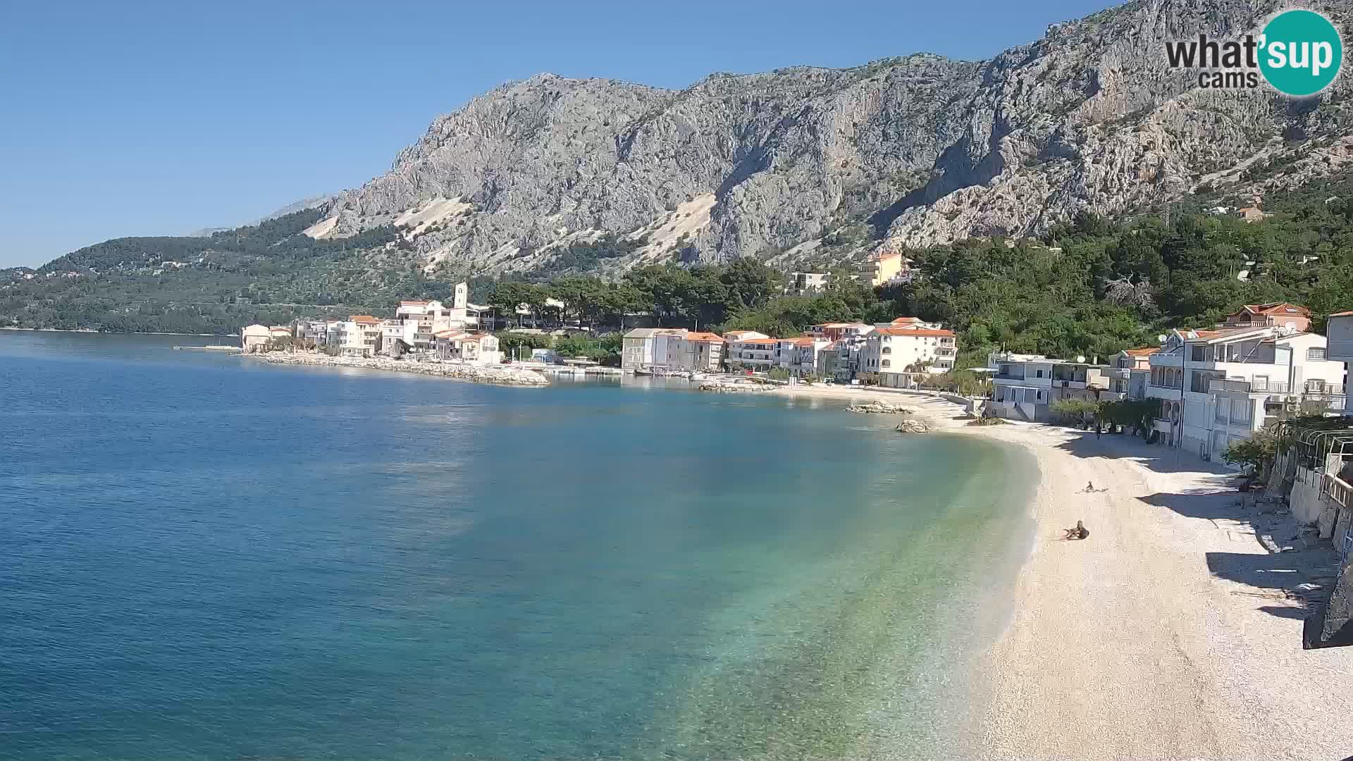 Webcam Drašnice (Podgora)  – Beach – Ober apartments
