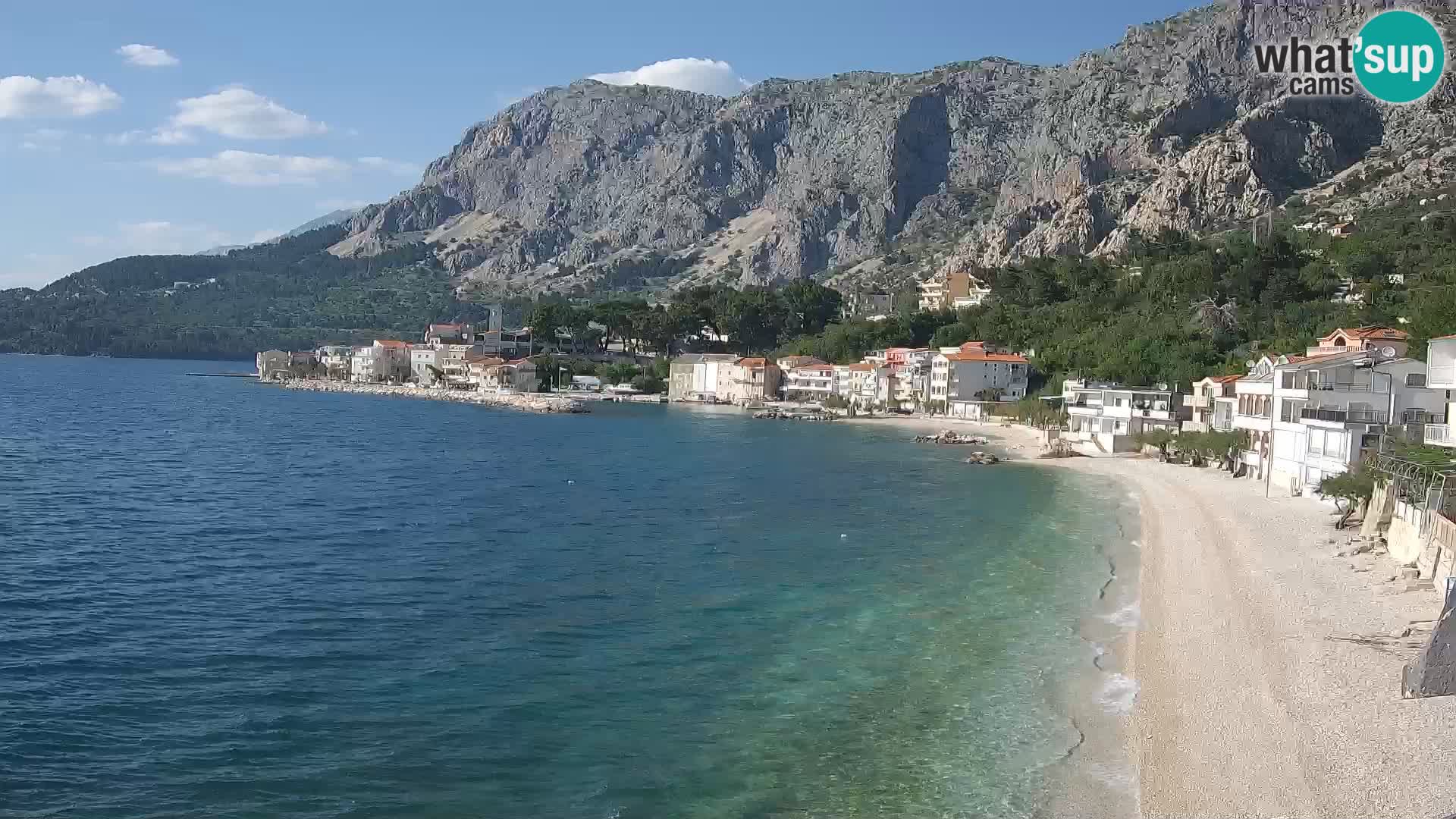 Webcam Drašnice (Podgora)  – Strand