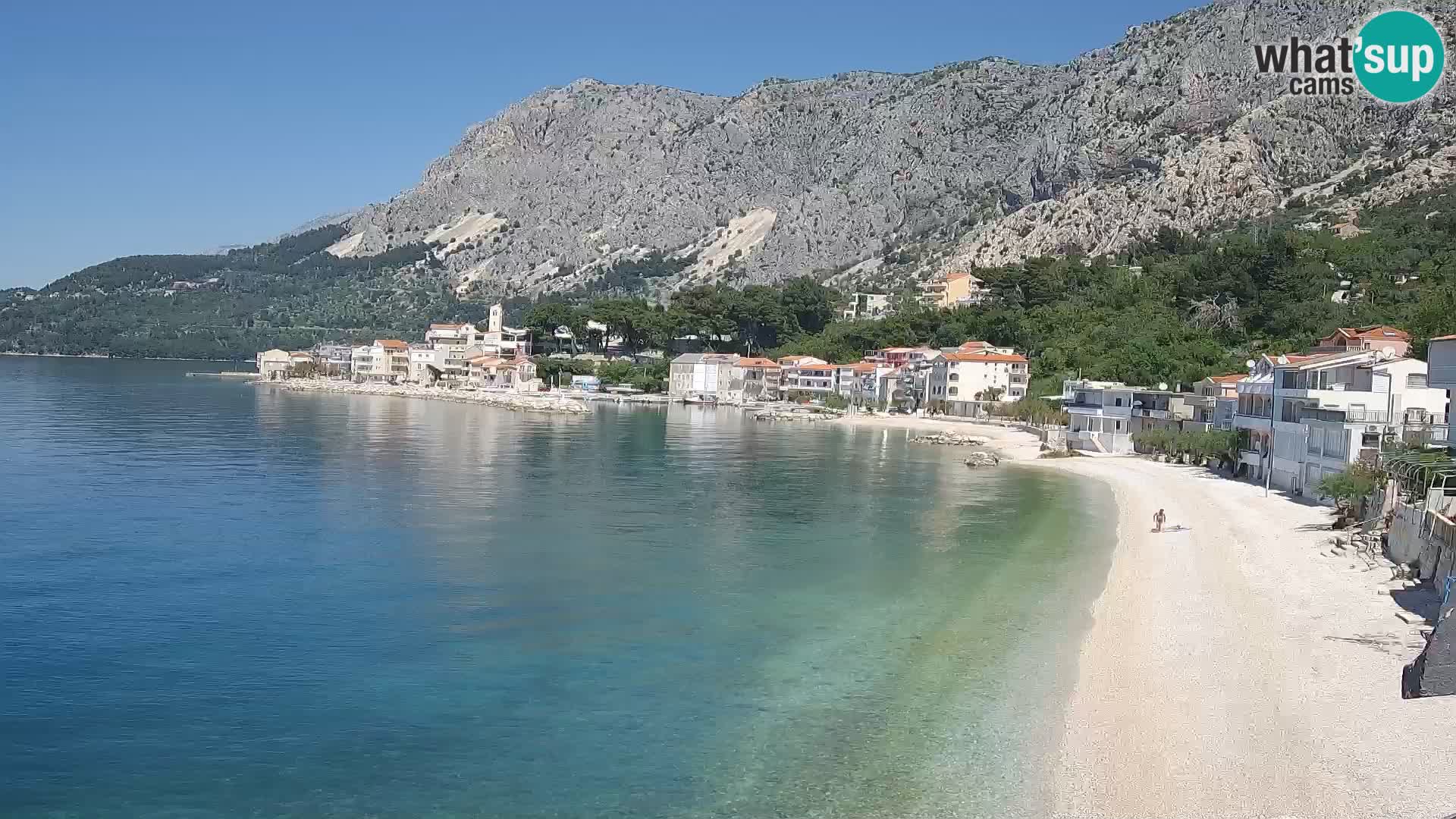 Webcam Drašnice (Podgora)  – Strand