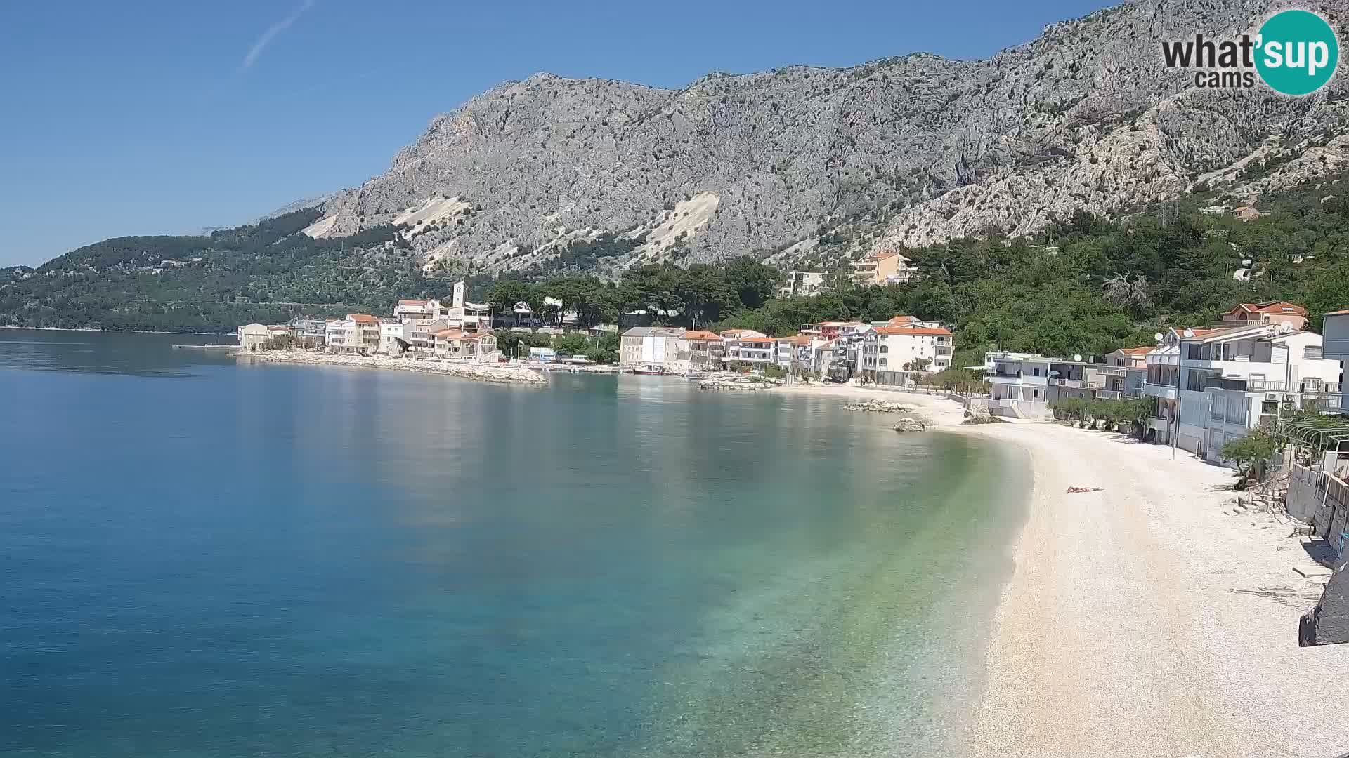 Webcam Drašnice (Podgora)  – Plage