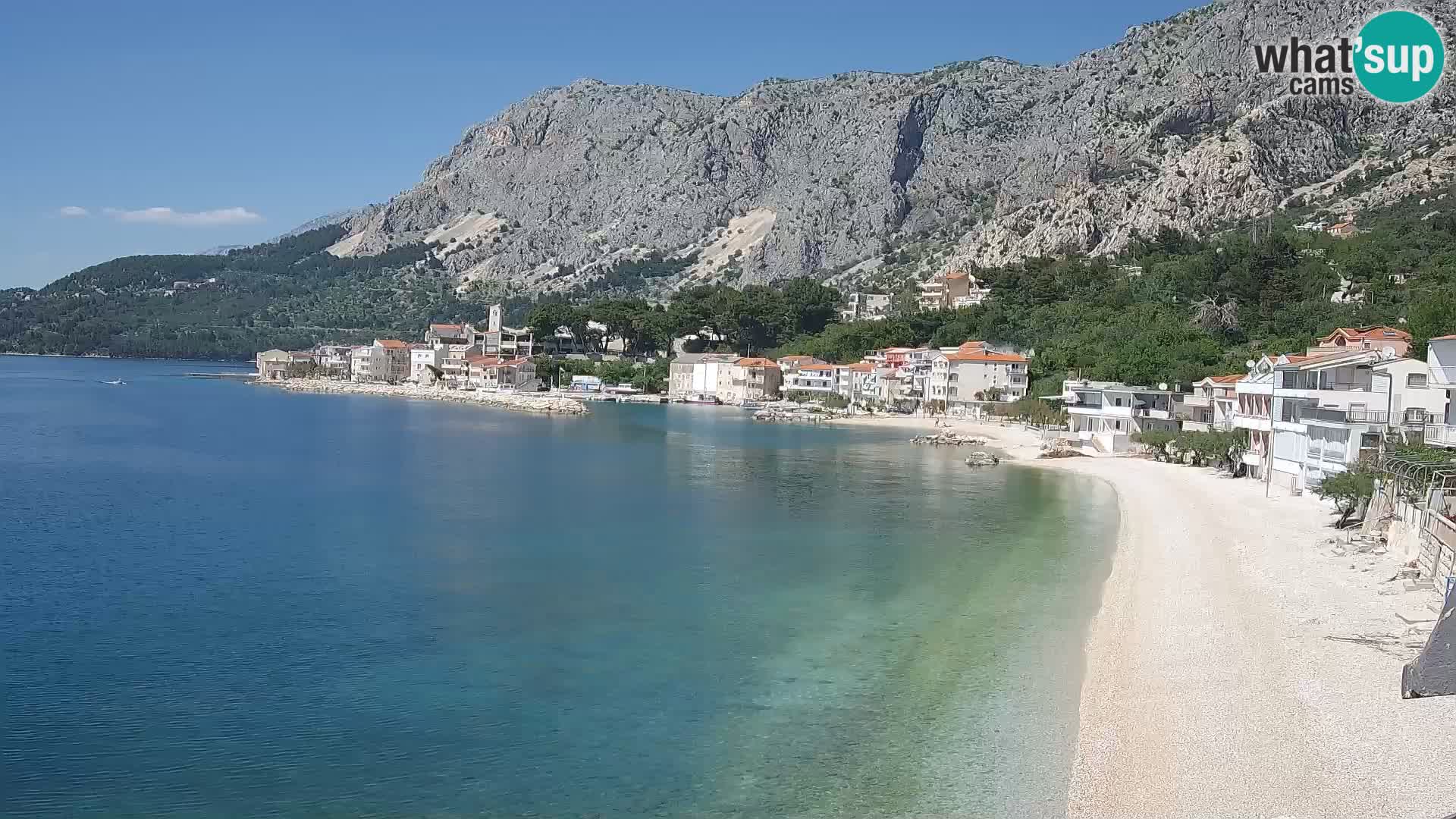 Webcam Drašnice (Podgora)  – Strand