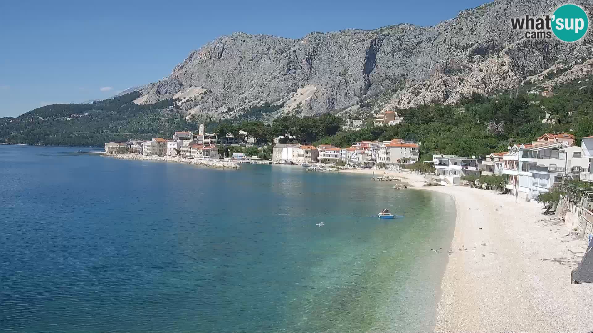 Webcam Drašnice (Podgora)  – Beach – Ober apartments