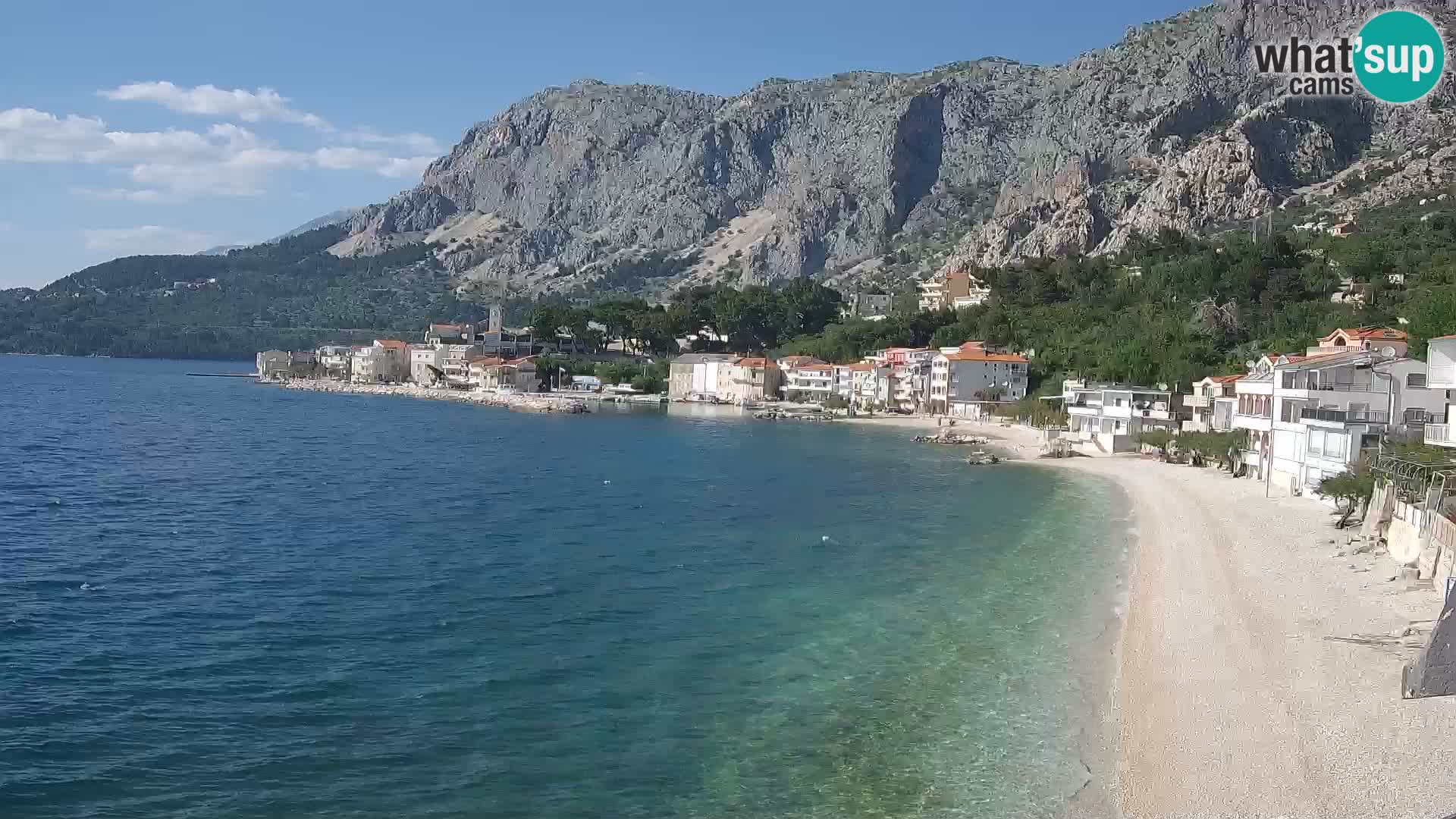 Kamera v živo Drašnice (Podgora) – Plaža