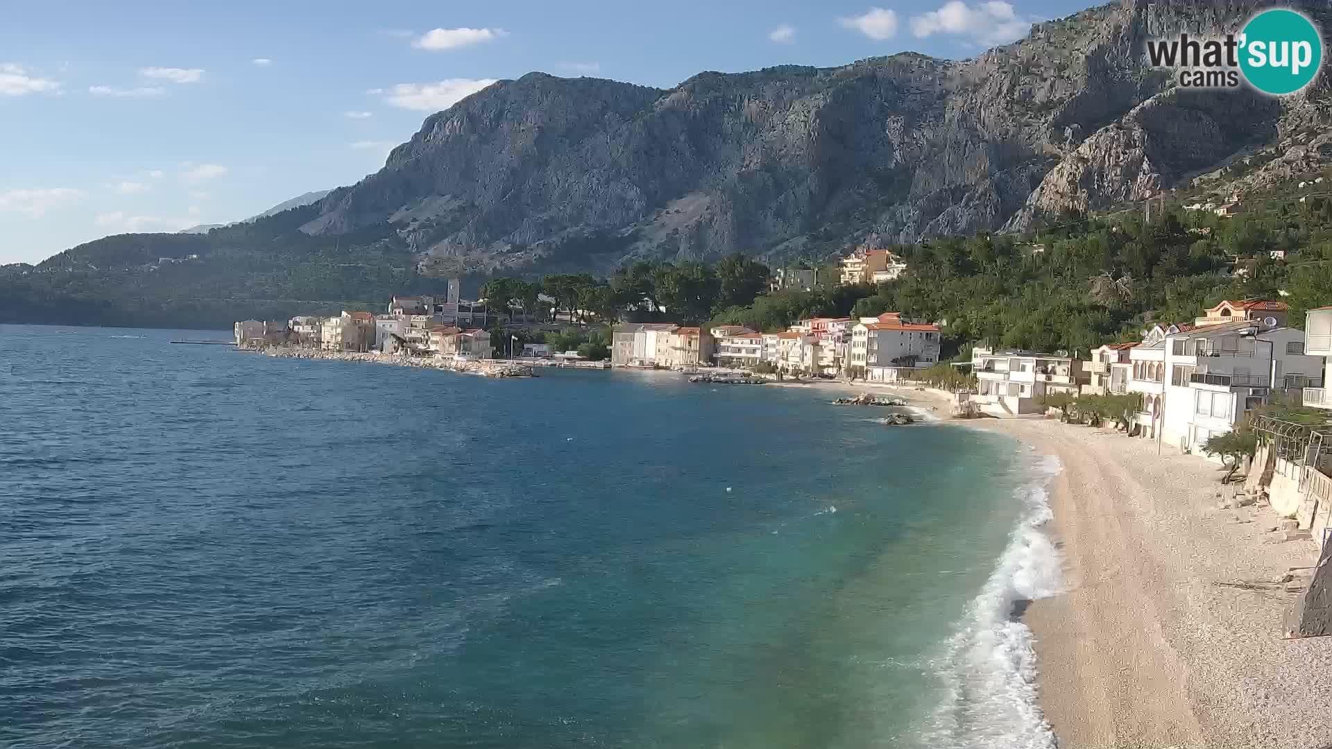 Webcam Drašnice (Podgora)  – Plage