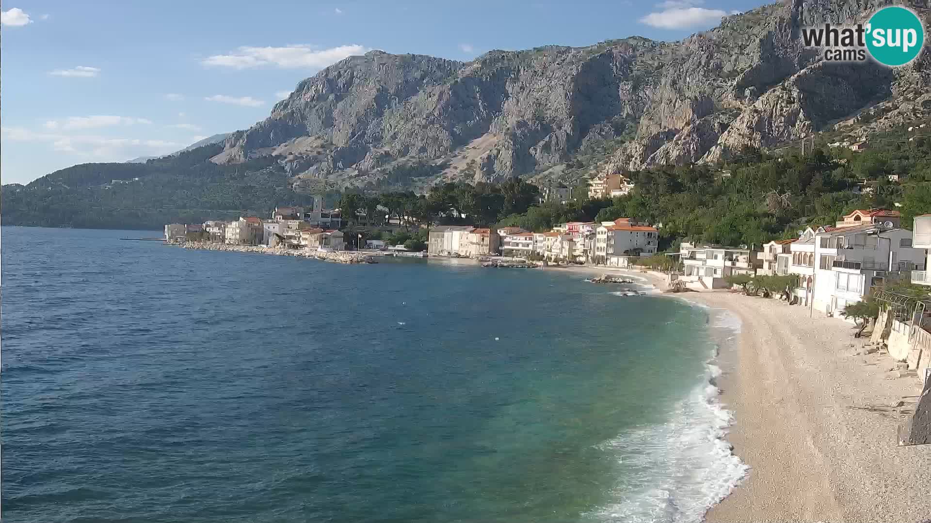 Kamera v živo Drašnice (Podgora) – Plaža