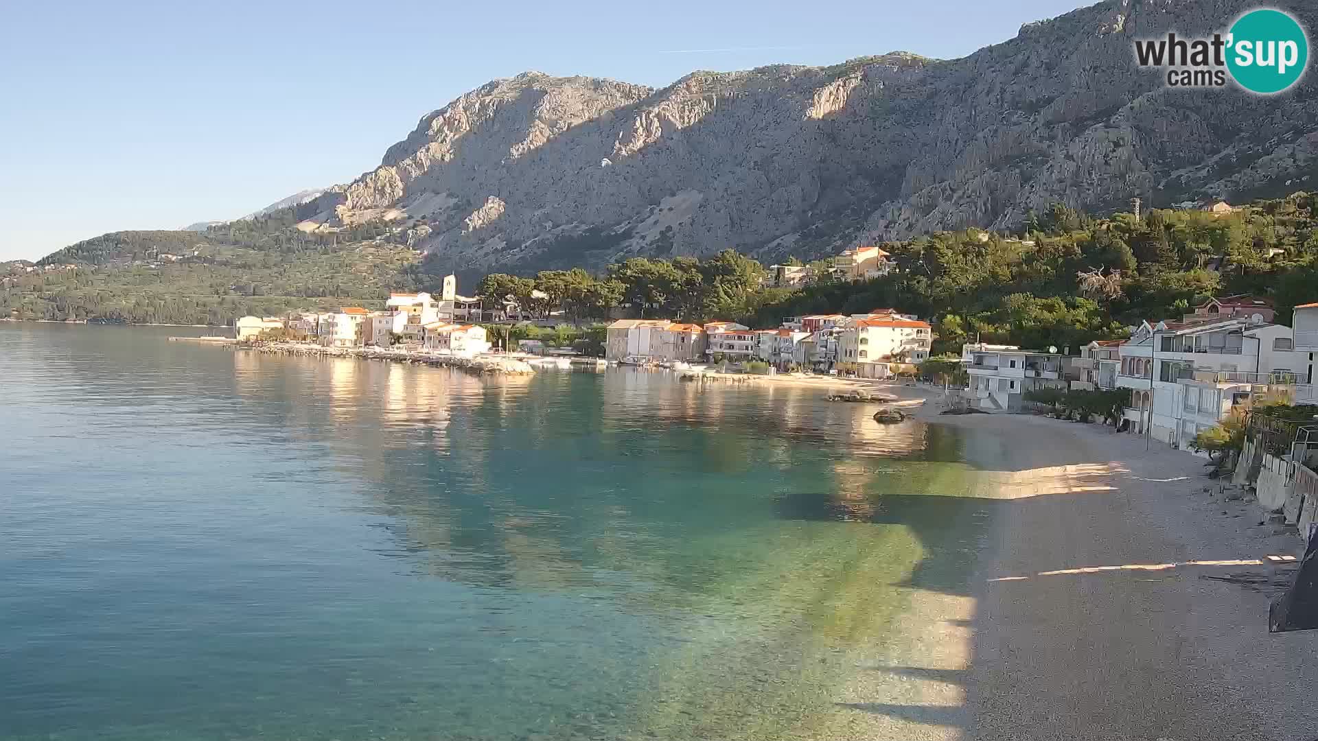 Webcam Drašnice (Podgora)  – Plage