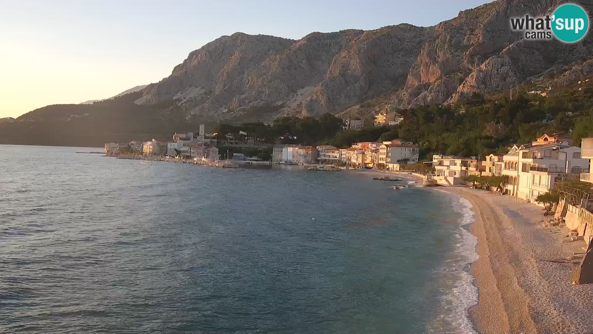 Webcam Drašnice (Podgora)  – Plage