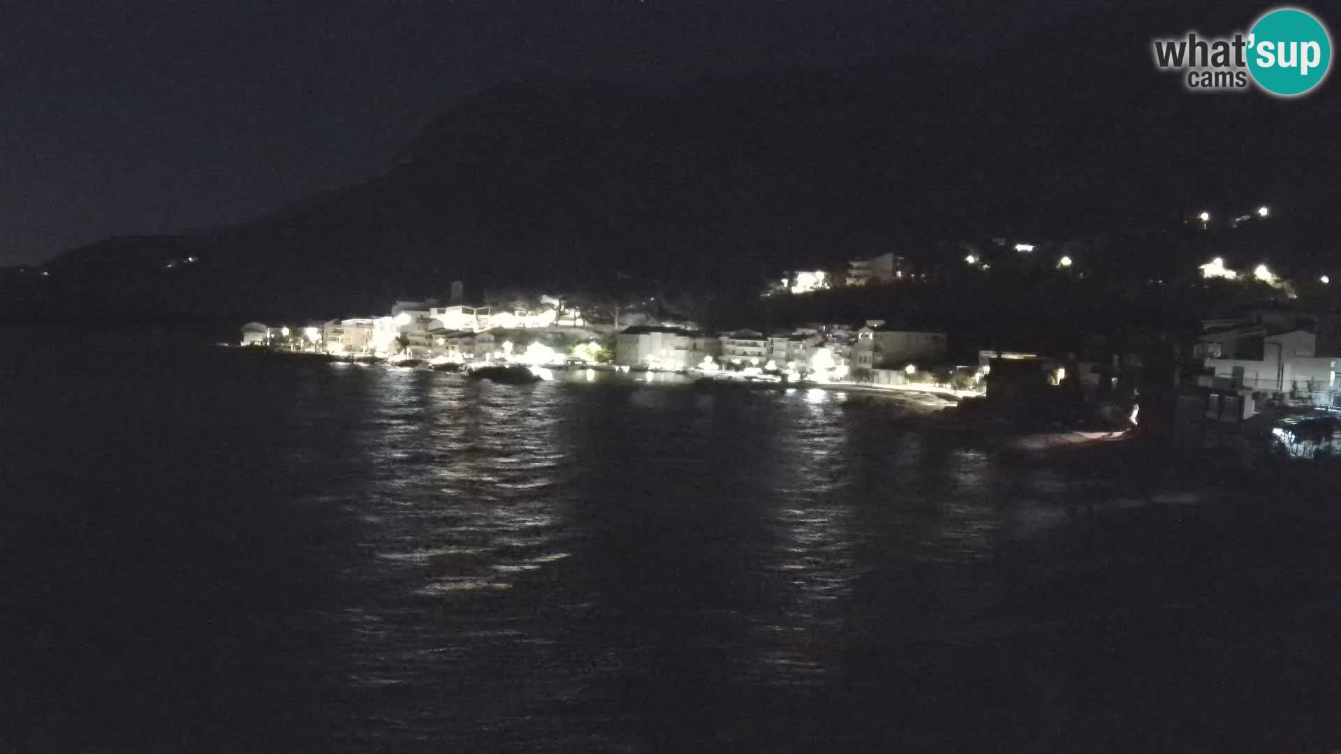 Webcam Drašnice (Podgora)  – Spiaggia