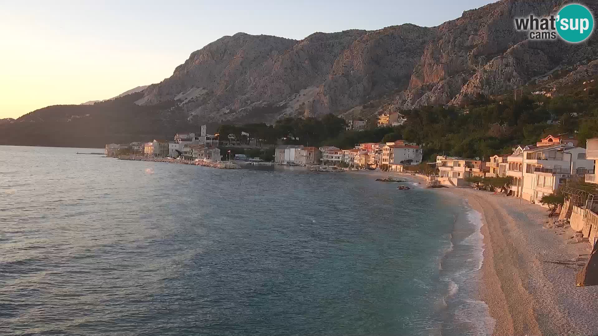 Webcam Drašnice (Podgora)  – Plage