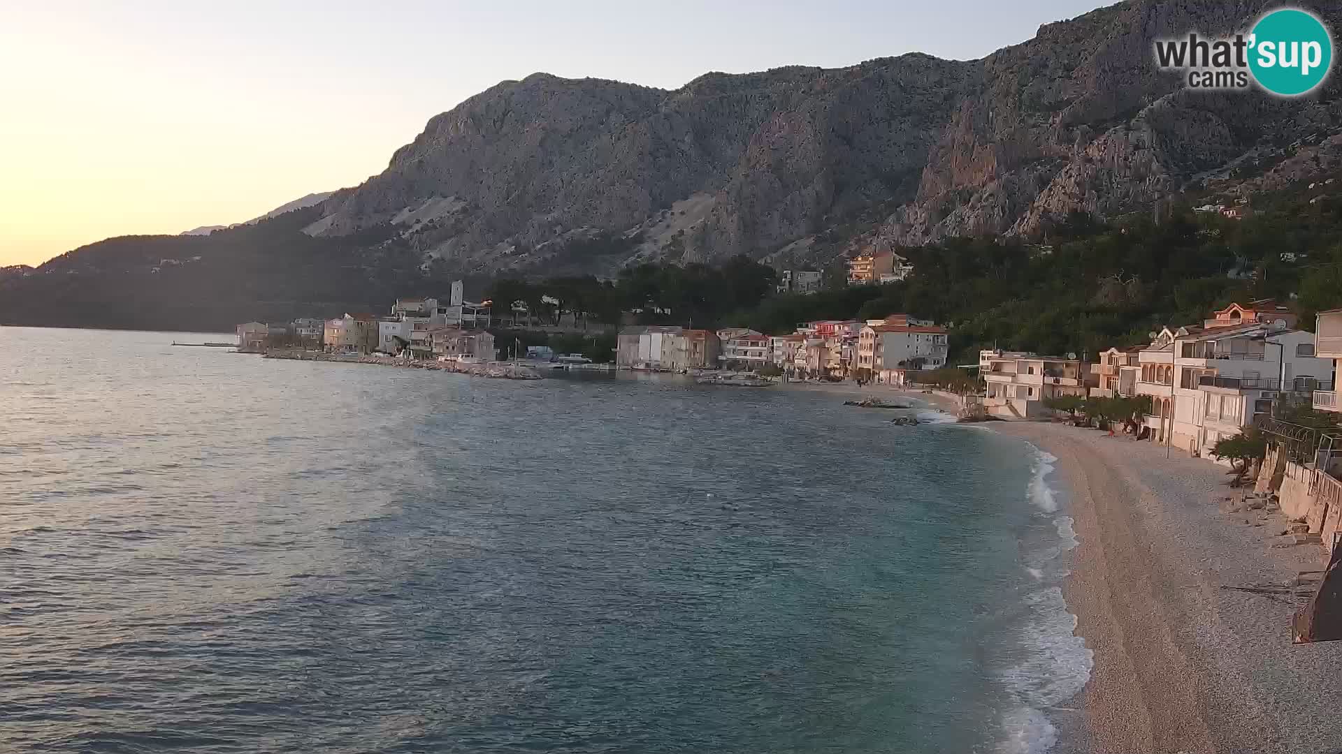 Webcam Drašnice (Podgora)  – Plage
