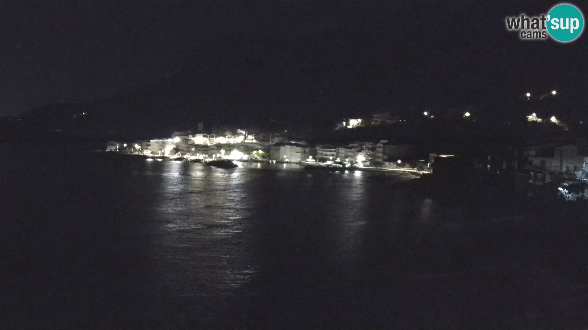 Web Kamera Drašnice (Podgora) – Plaža sa Apartmana Ober