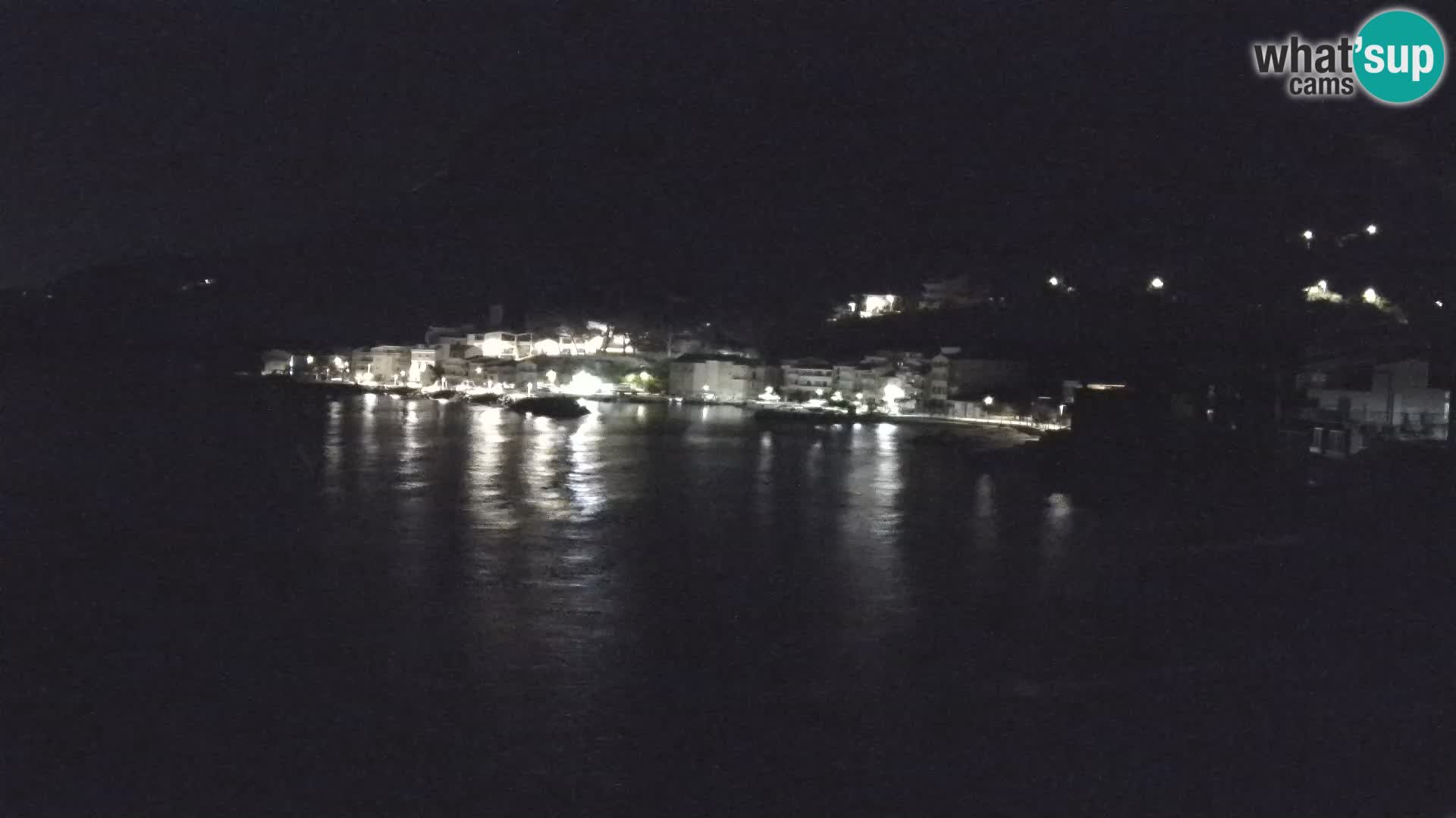 Webcam Drašnice (Podgora)  – Spiaggia