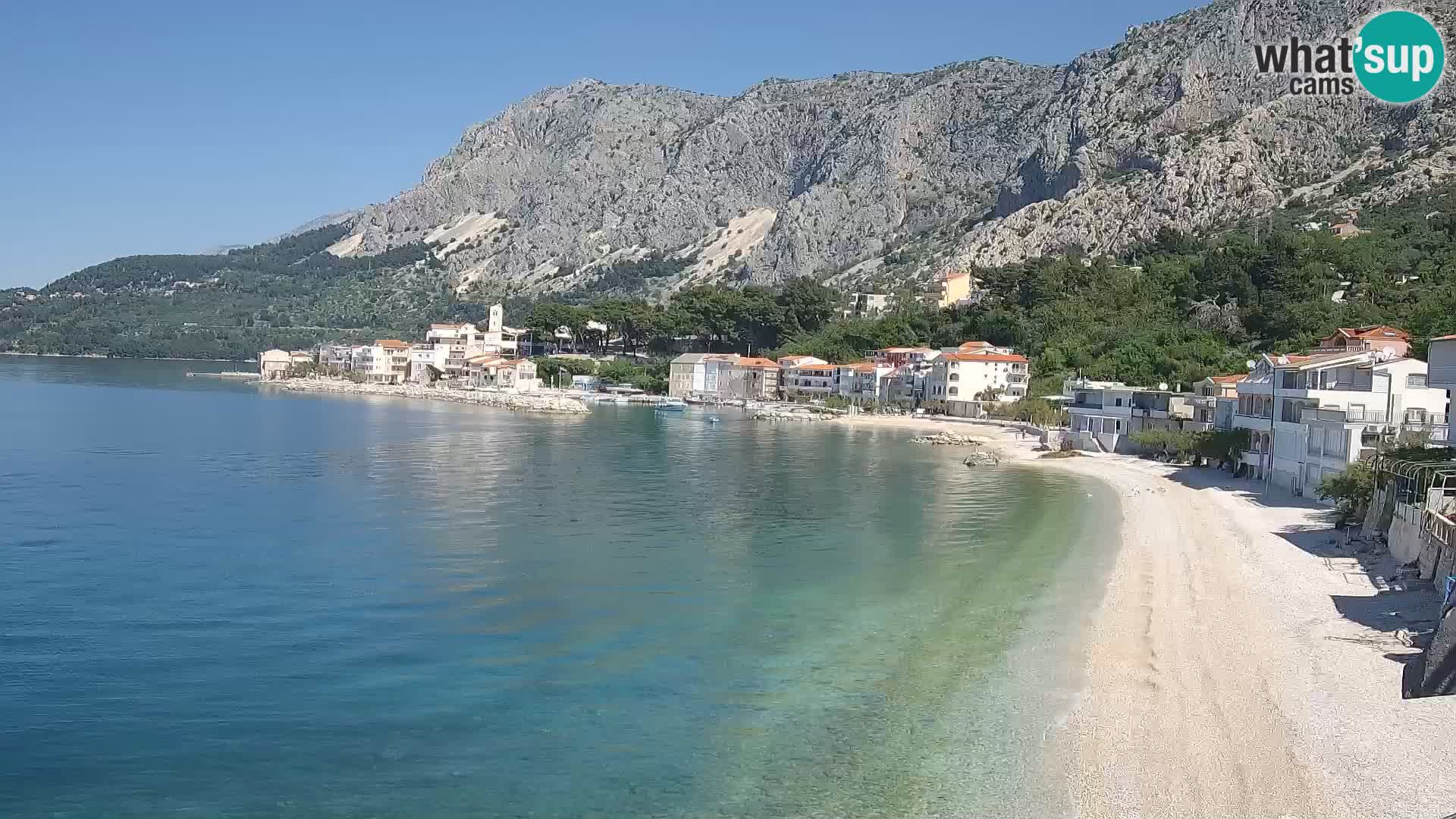 Webcam Drašnice (Podgora)  – Beach – Ober apartments