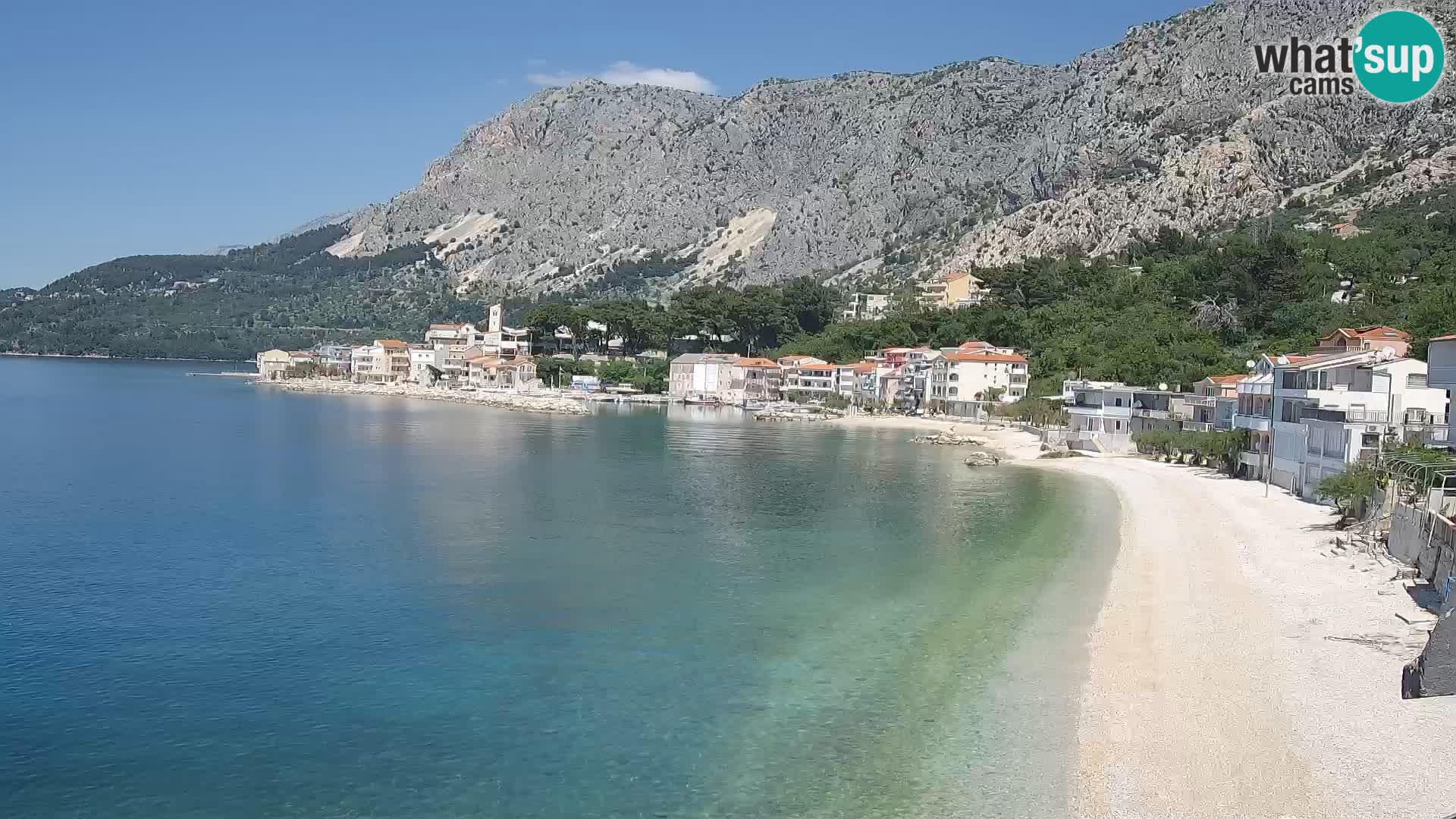 Webcam Drašnice (Podgora)  – Beach – Ober apartments