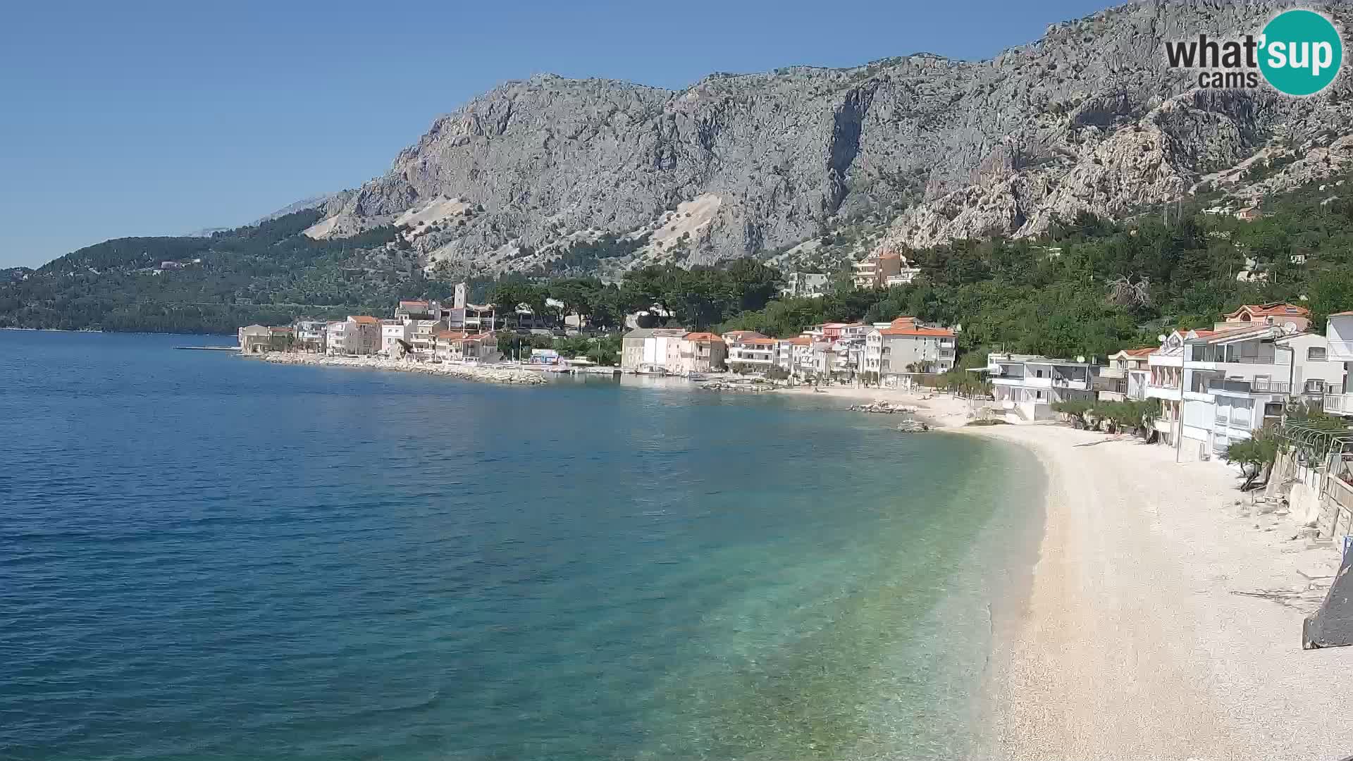 Webcam Drašnice (Podgora)  – Plage