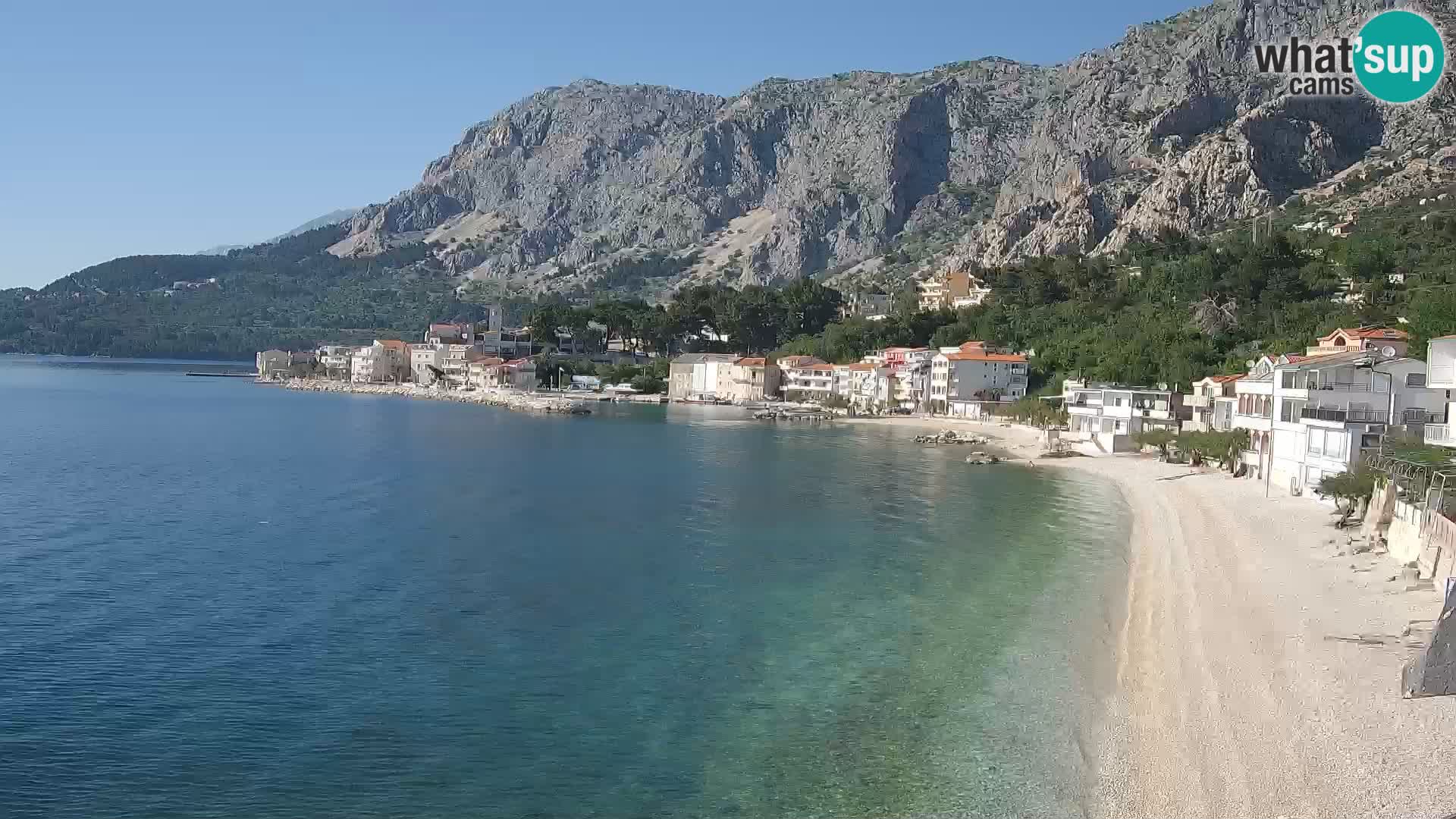 Kamera v živo Drašnice (Podgora) – Plaža