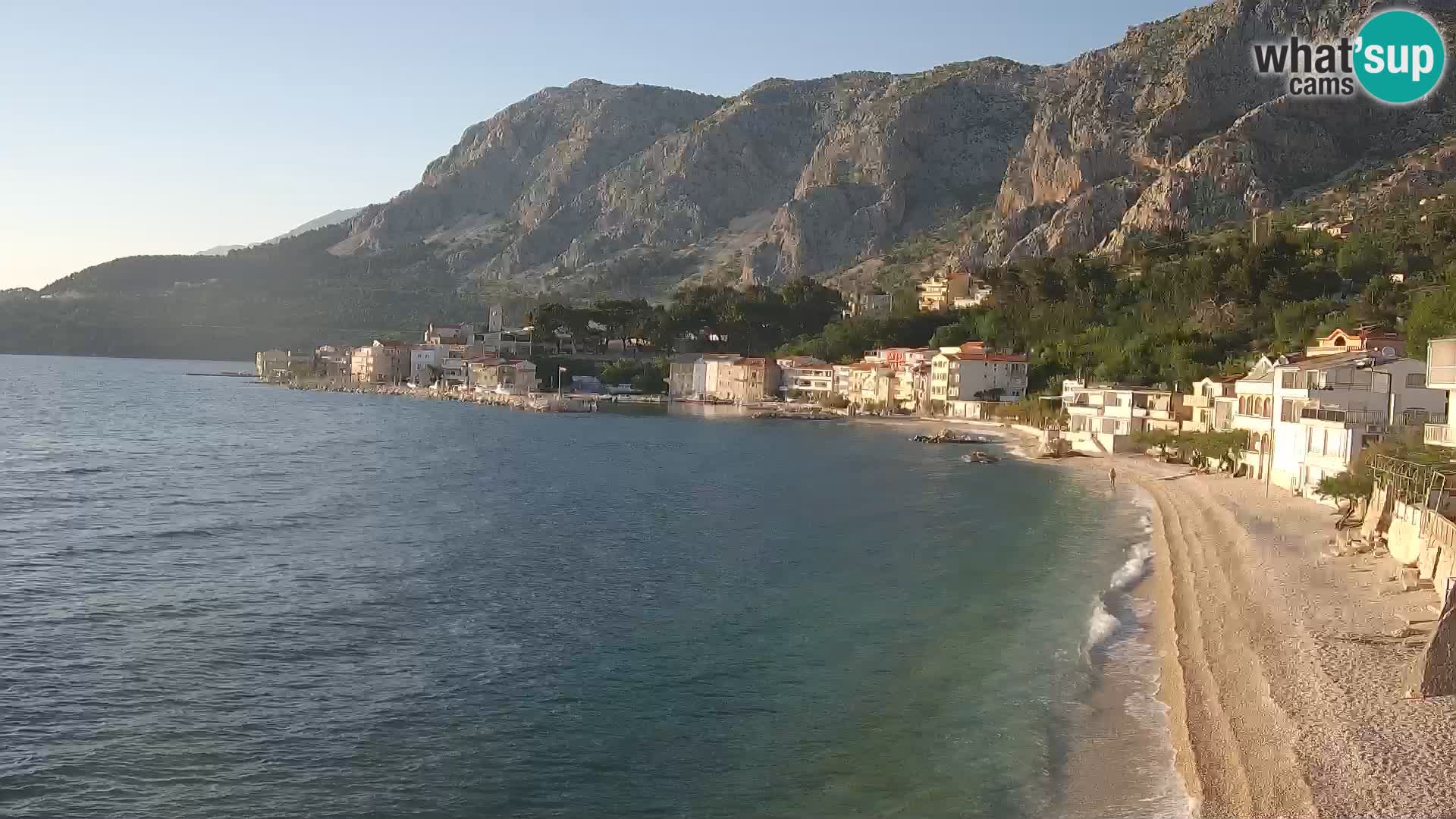 Webcam Drašnice (Podgora)  – Strand