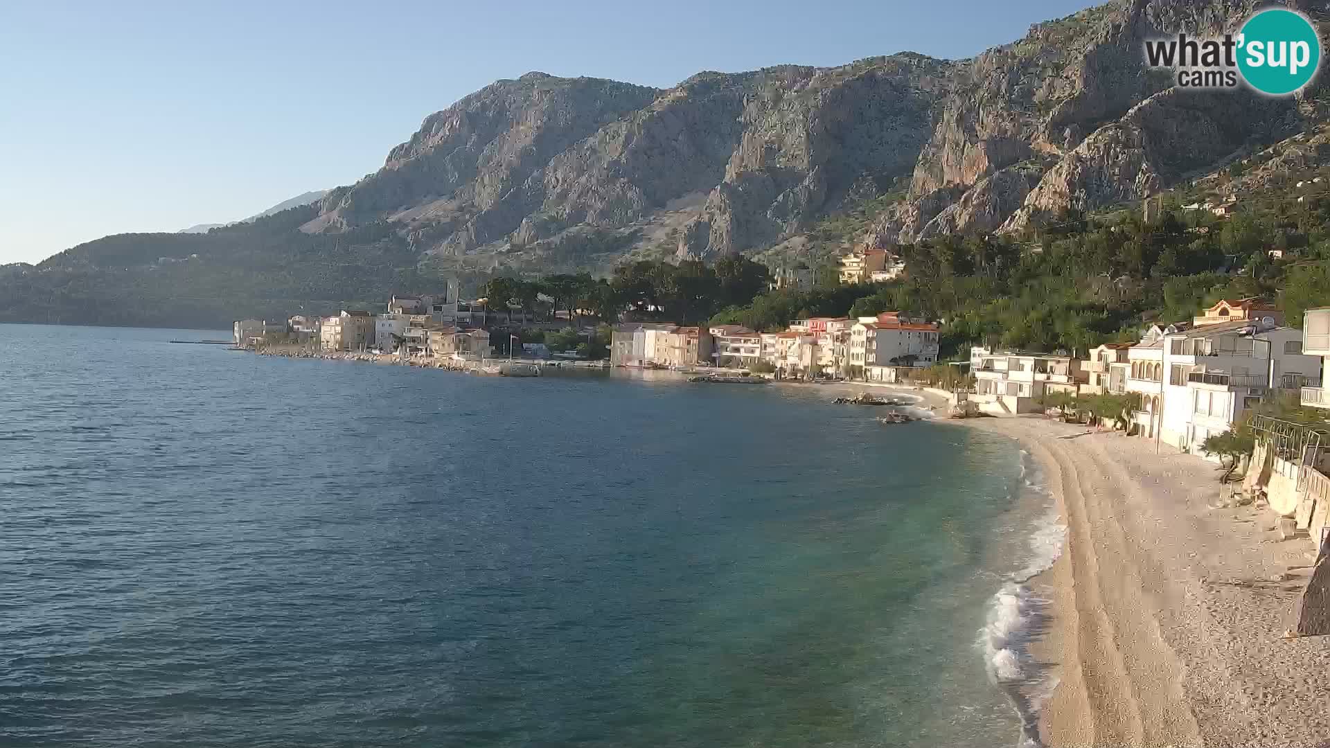 Webcam Drašnice (Podgora)  – Strand