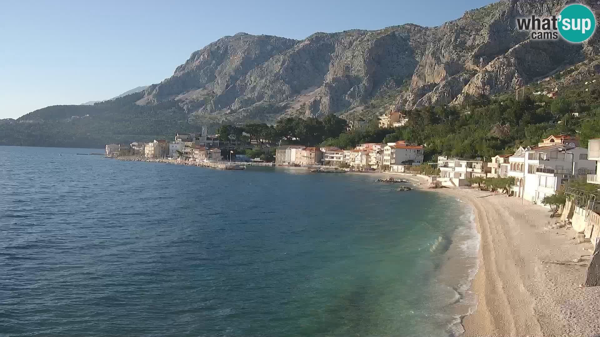 Webcam Drašnice (Podgora)  – Strand