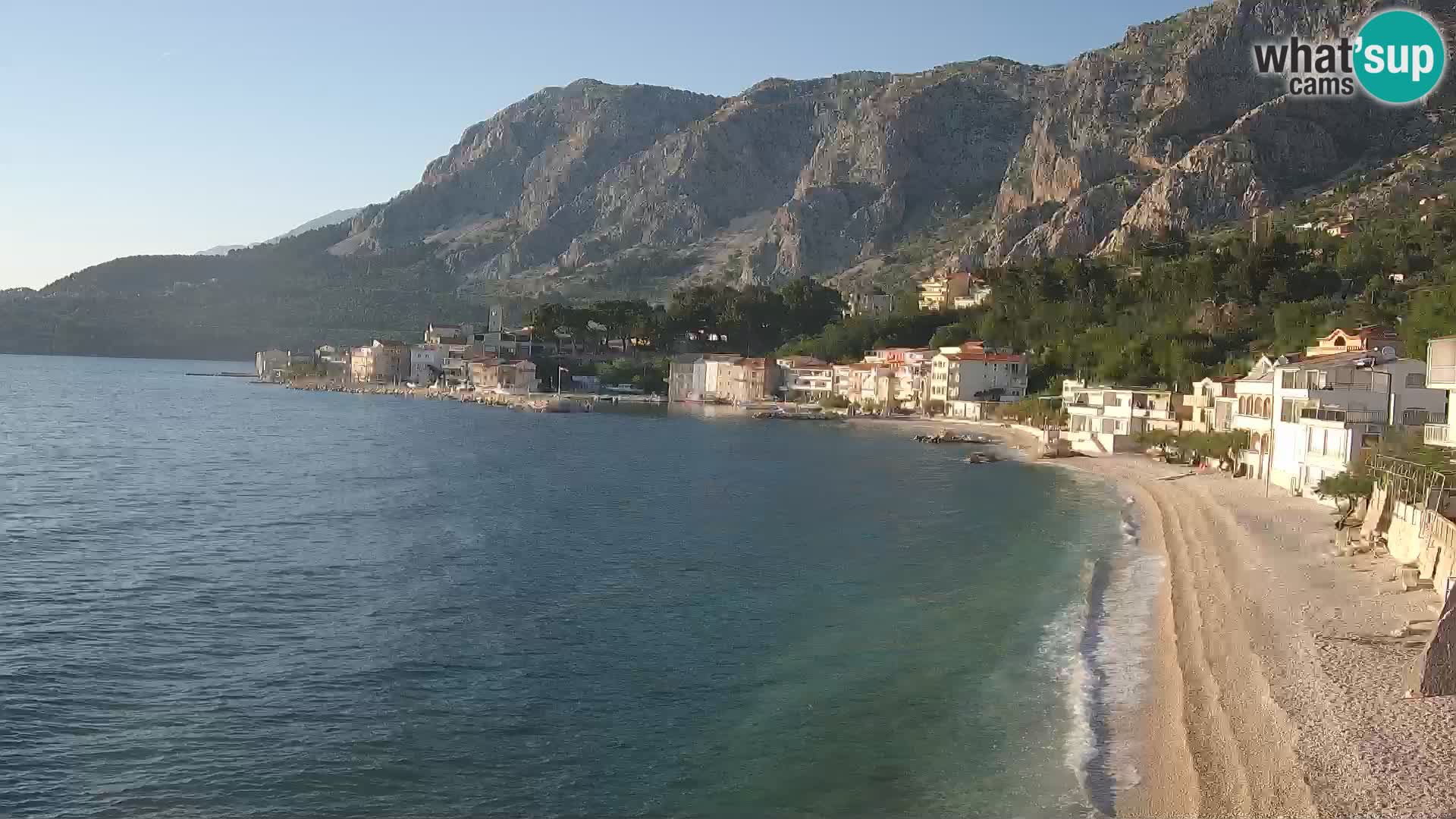 Webcam Drašnice (Podgora)  – Plage