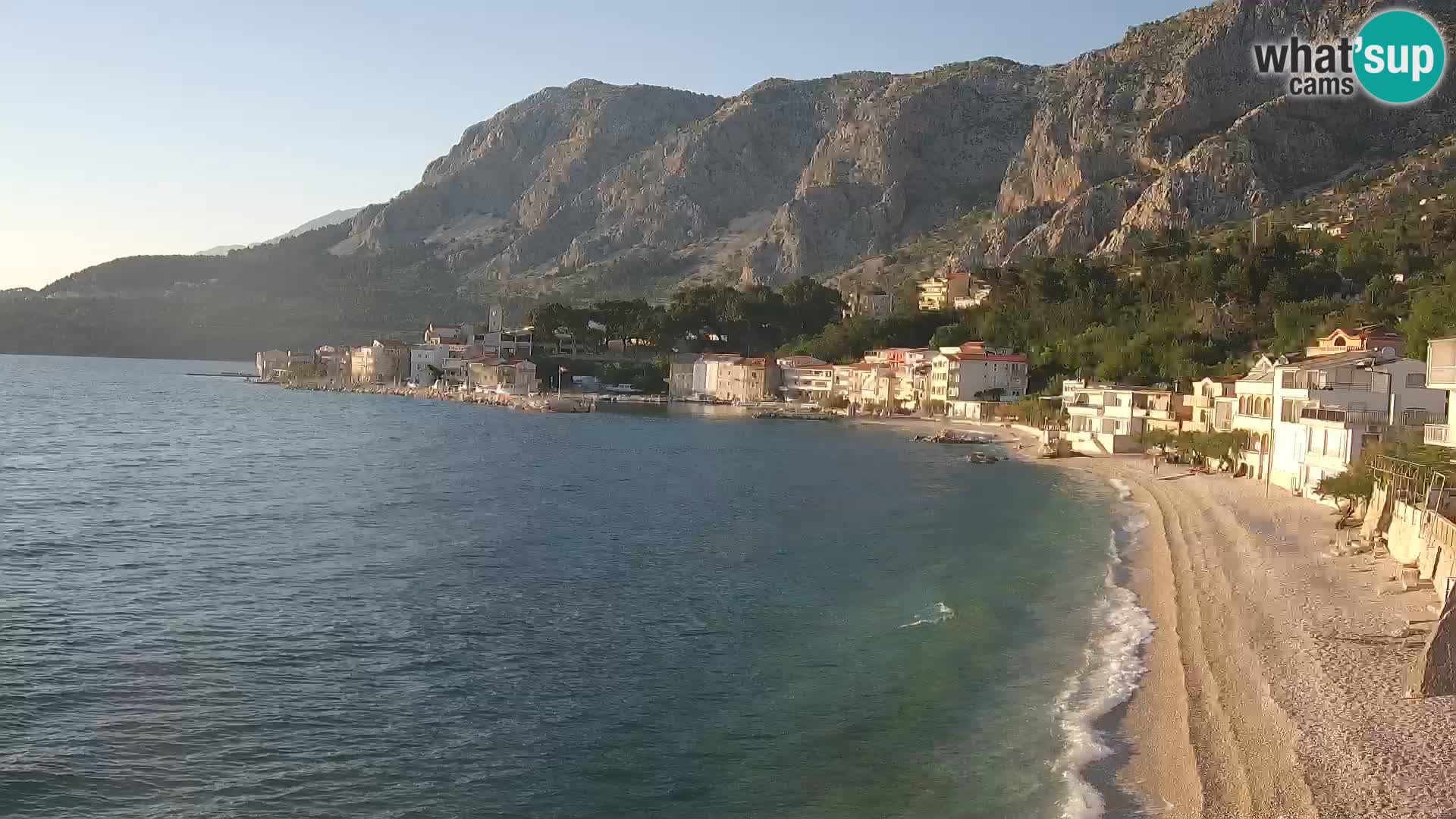 Webcam Drašnice (Podgora)  – Strand