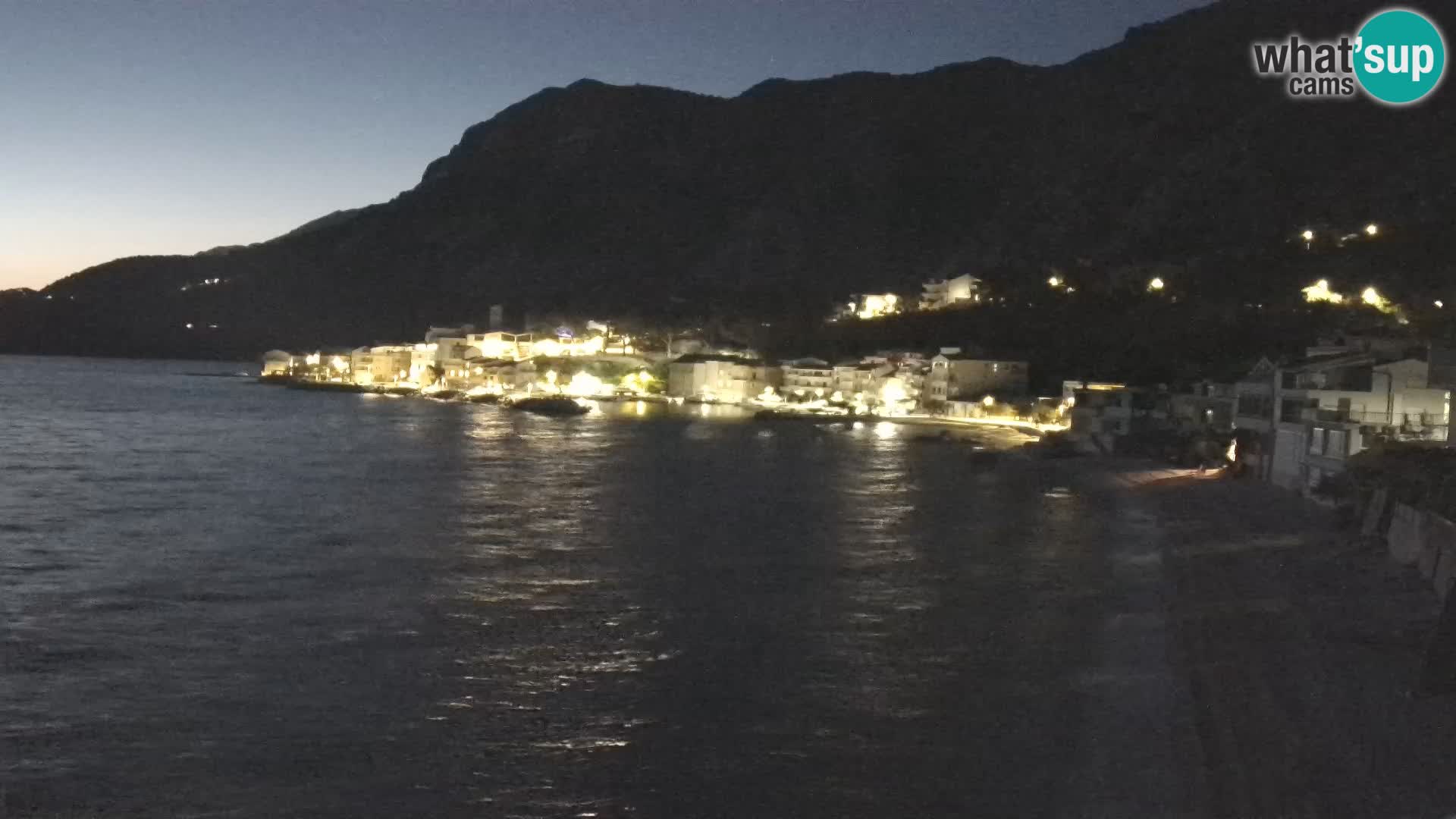 Webcam Drašnice (Podgora)  – Strand